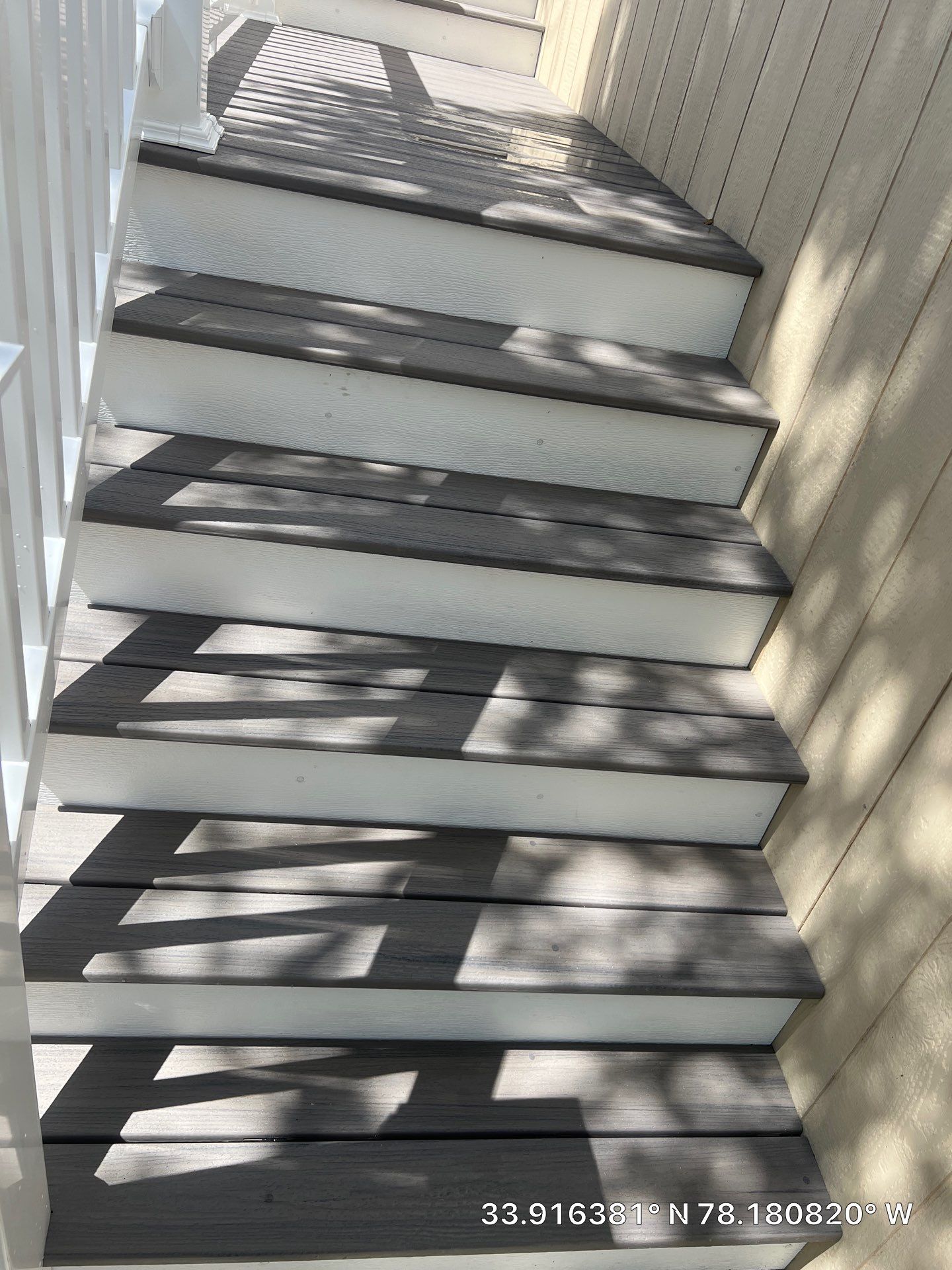 Framing Steps using Trex Enhance Grooved 1" X 12' Rocky Harbor by RGR Construction and Roofing, LLC