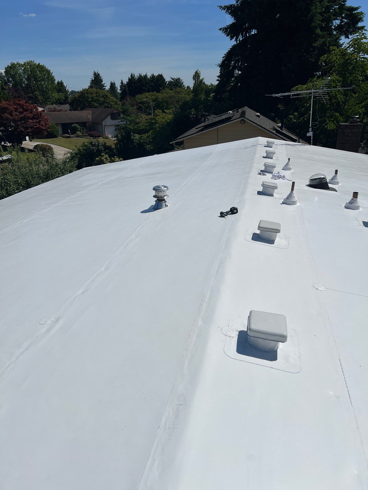 Residential Roofing Installation using TPO Membrane by Roofing Formula LLC