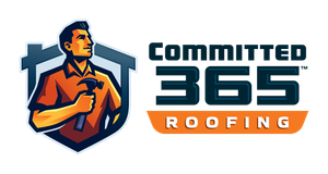 Logo for Comitted 365 Roofing & Exteriors-Central MN