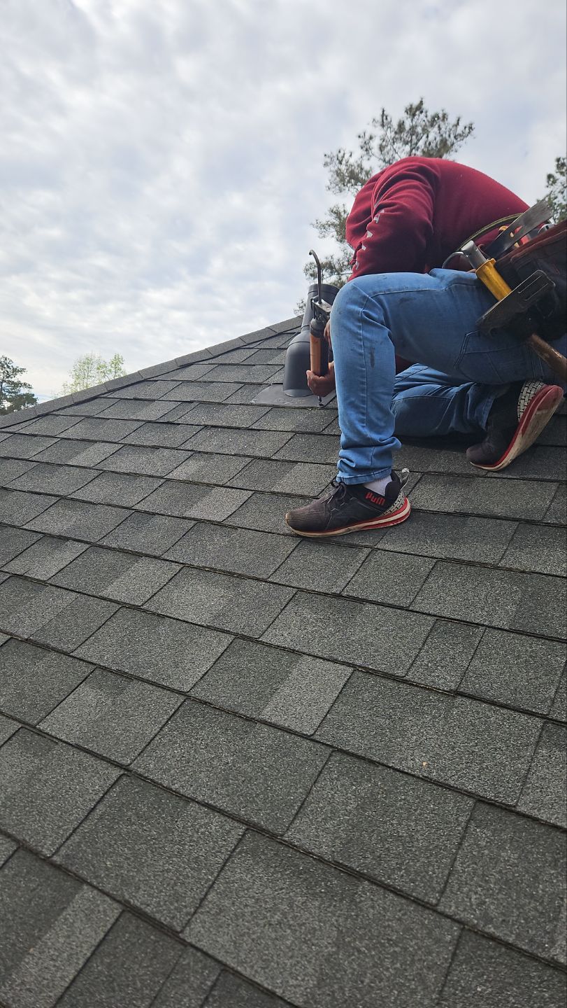 Roof Repair with PermaBoots, Gutter Installation, Cleaning, using 6" Seamless Gutters and Leaf Filter Guards by Indigo State Roofing
