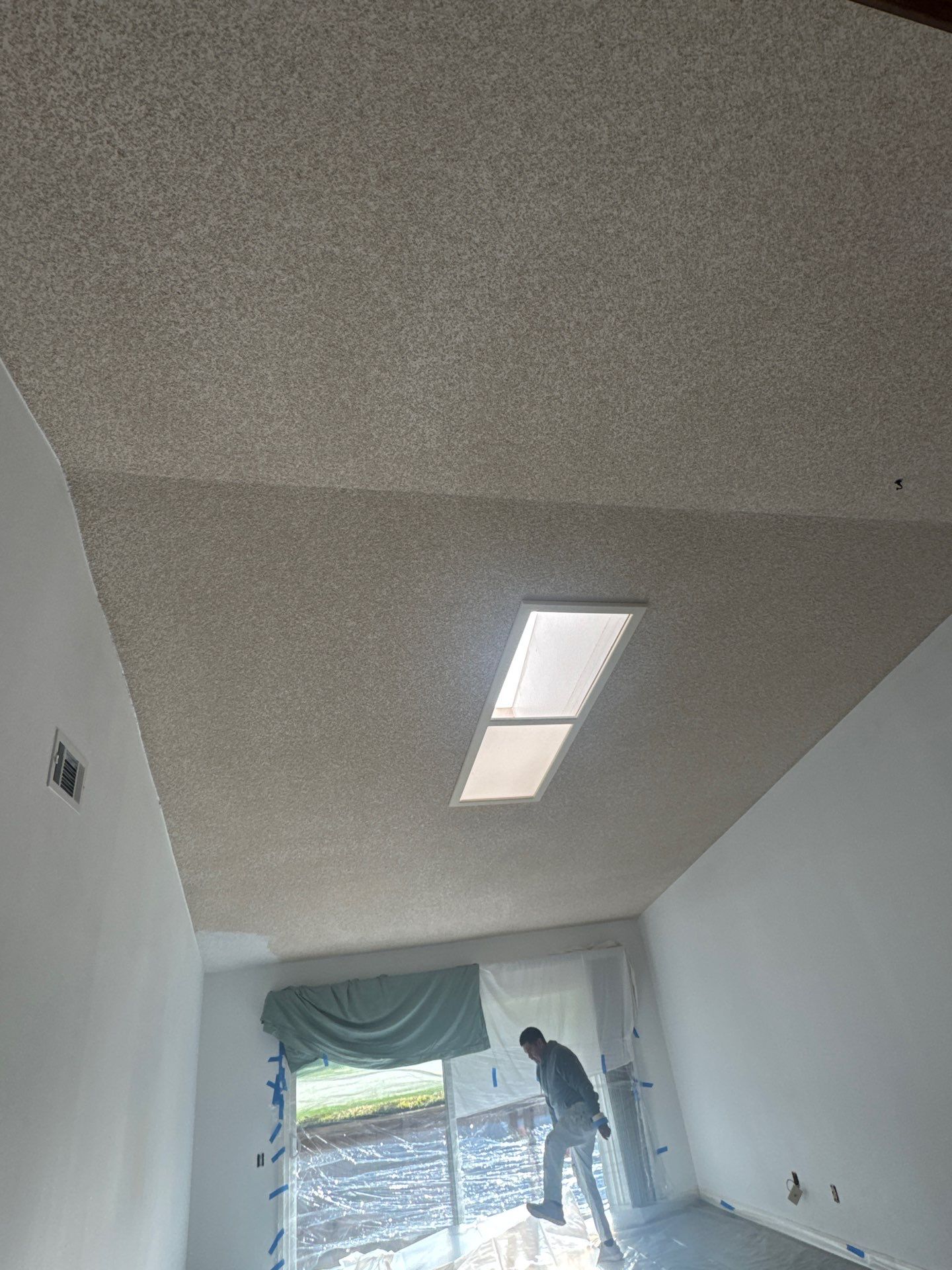 Stacey Popcorn ceiling removal & Interior painting by Asis Painting Inc
