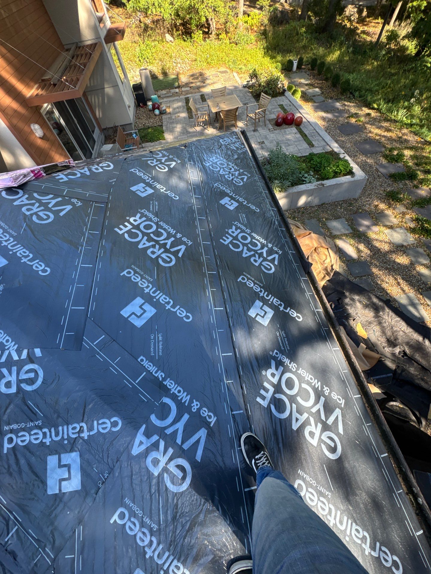 Full Roof Replacement – House & Garage | Belmont, MA by Mighty Dog Roofing of Greater Middlesex County
