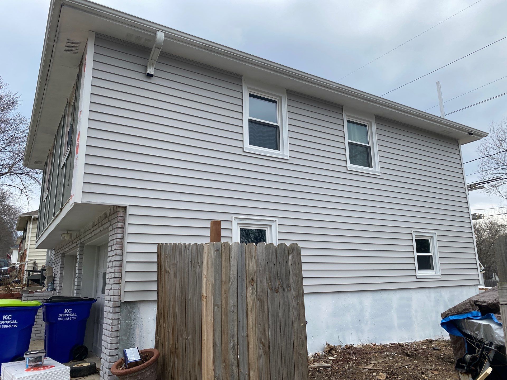 Installed New Vinyl Siding by EEC Windows, Siding & Roofing