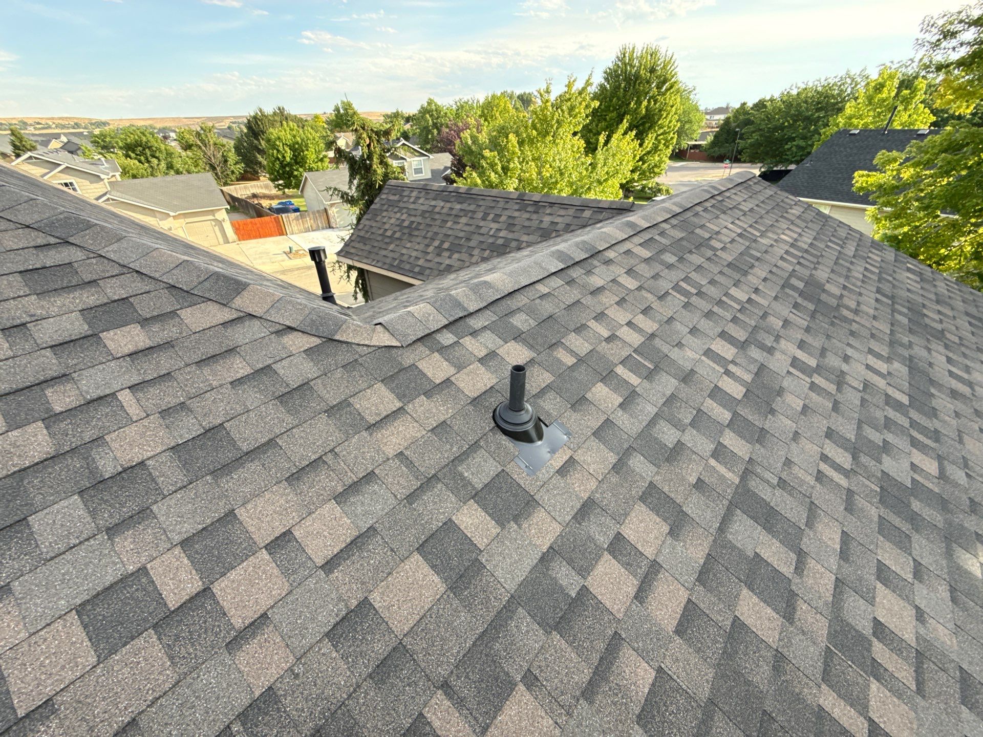 Boise Residential Roof Replacement Featuring Multi-Toned Architectural Shingles by Olive Roofing