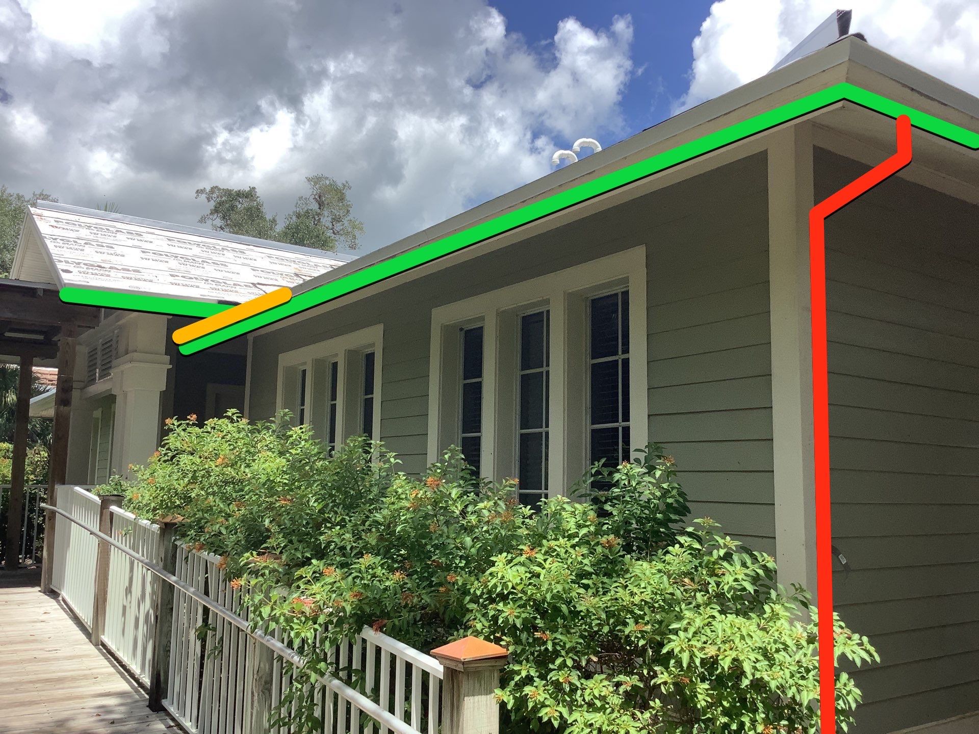 7-Inch Smooth Box Seamless Gutters using smooth box gutters in Fort Myers FL by Gutter Professors