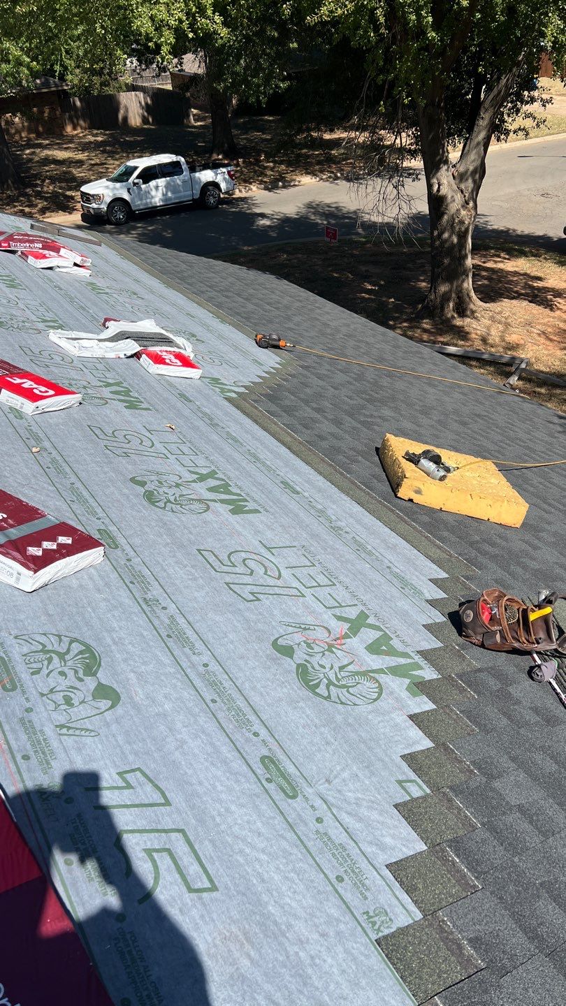Residential Roofing Installation using GAF Natural Shadow  by A & H Roofing and Contracting, LLC