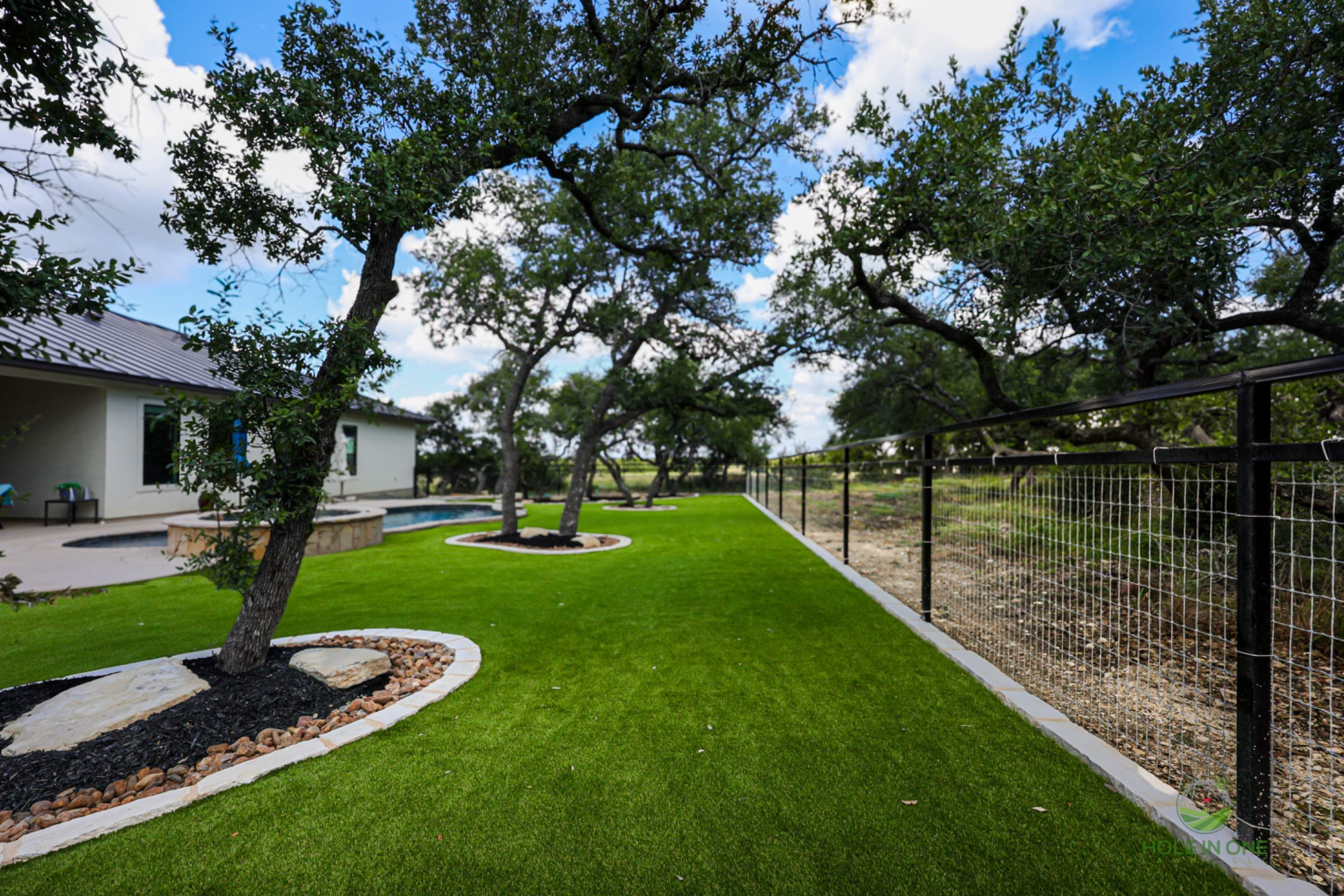Belle Oak, Bulverde Tx. by Hole In One Lawns, LLC