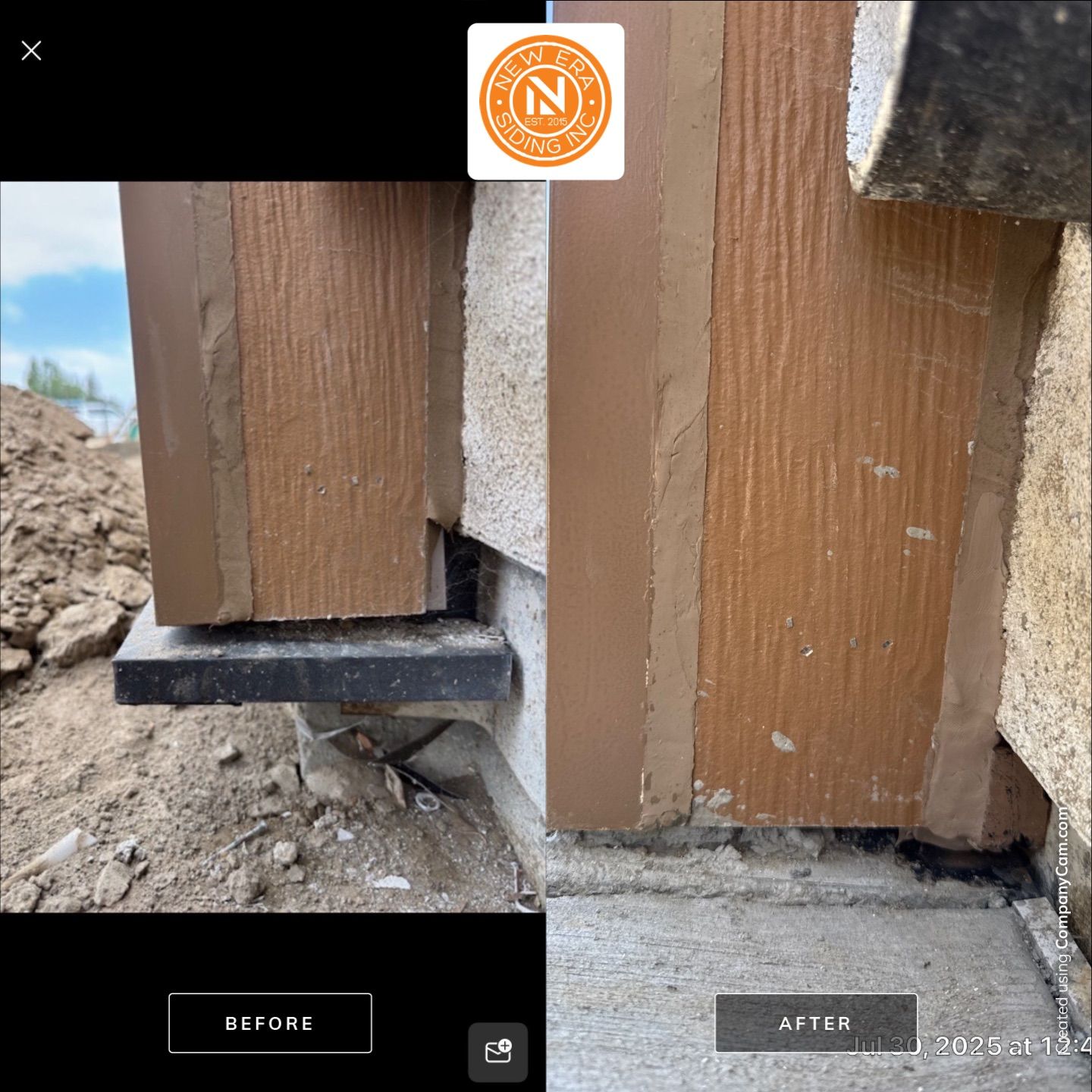 Project in Eastvale by New Era Siding Inc 