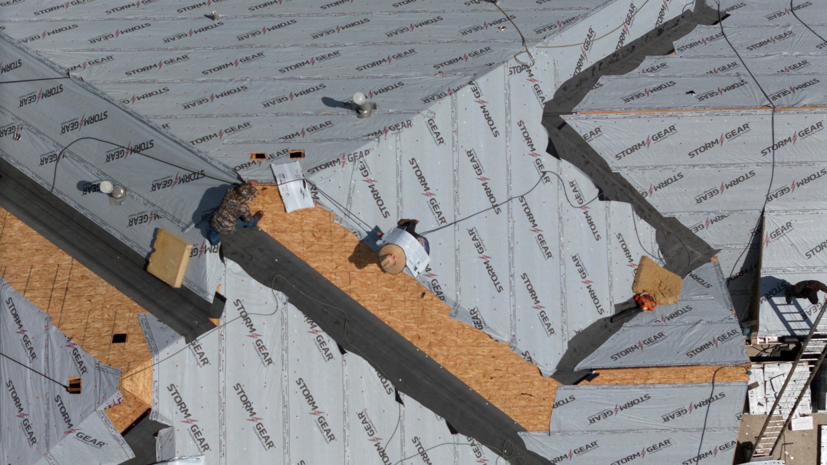 Residential Roofing Installation Using IKO Dynasty Shingles by Becker Roofing and Exteriors
