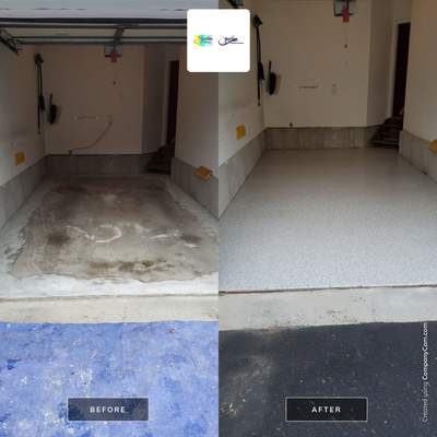 Garage Floor Coating using Penntek 