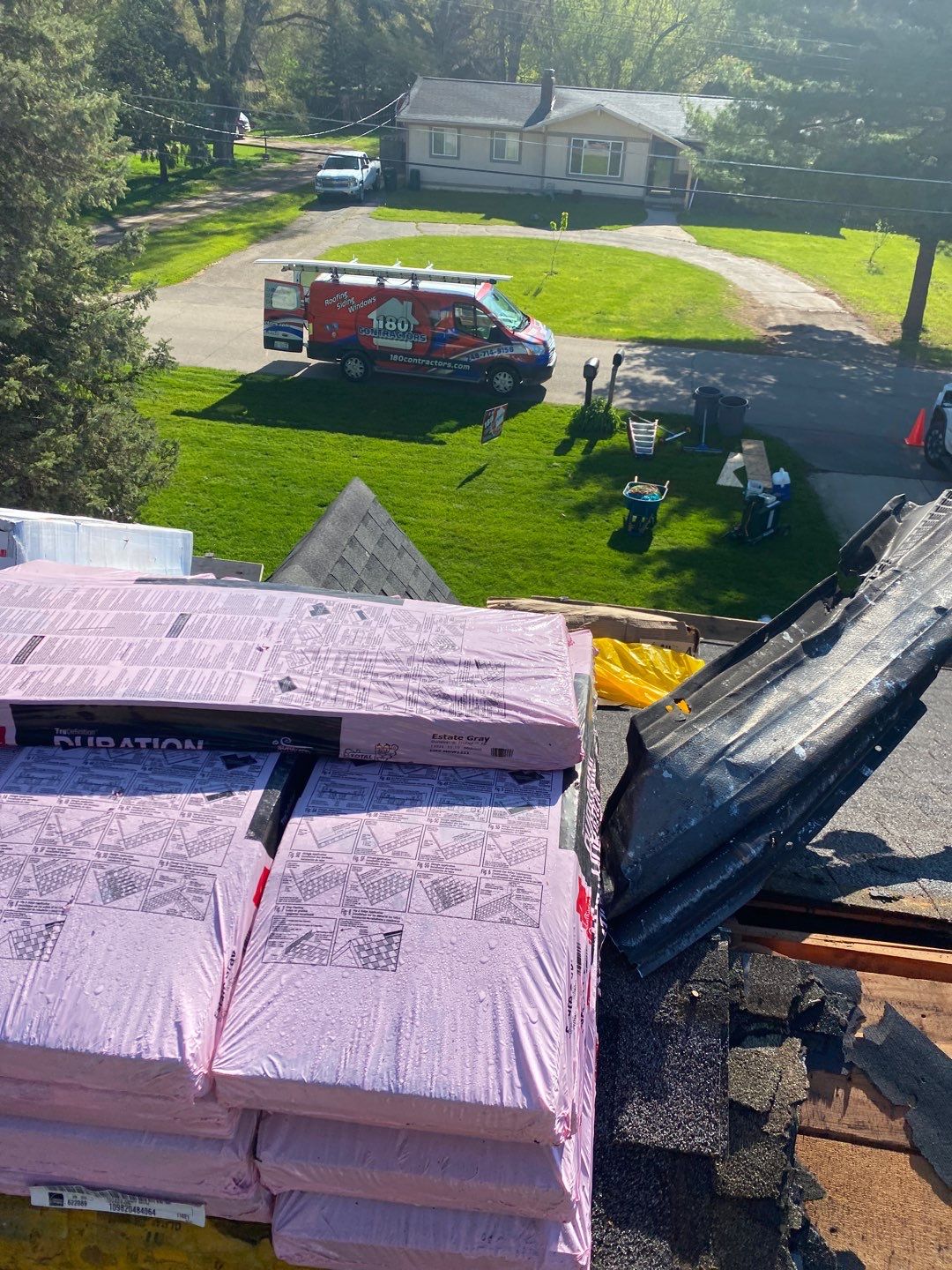 Roof Replacement using Owens Corning by 180 Contractors