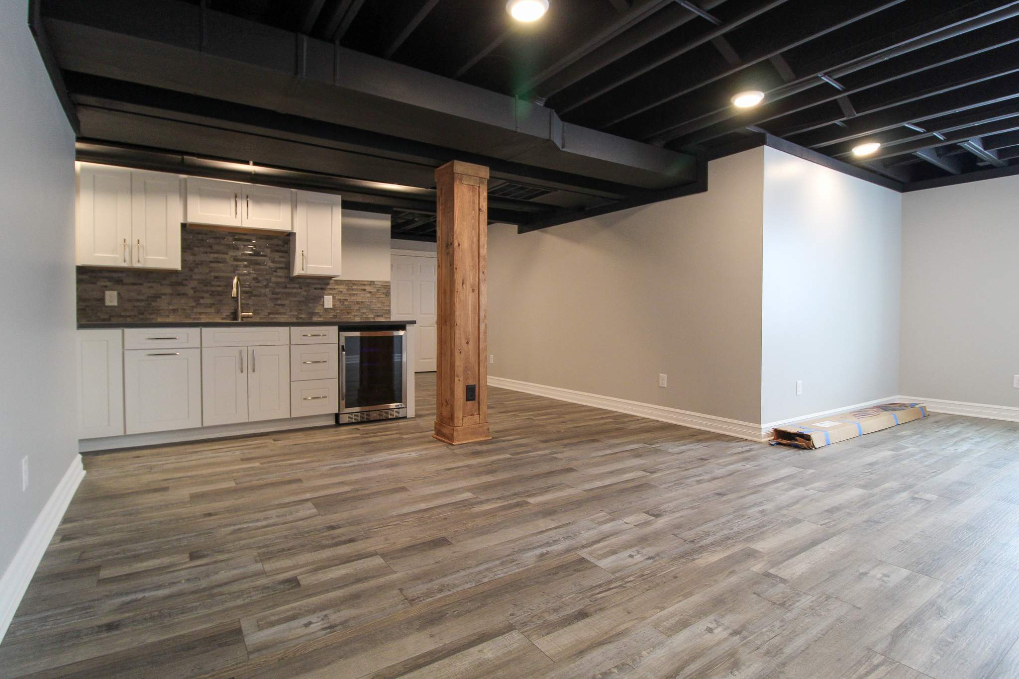 Basement Remodel by Ivy Lea Construction
