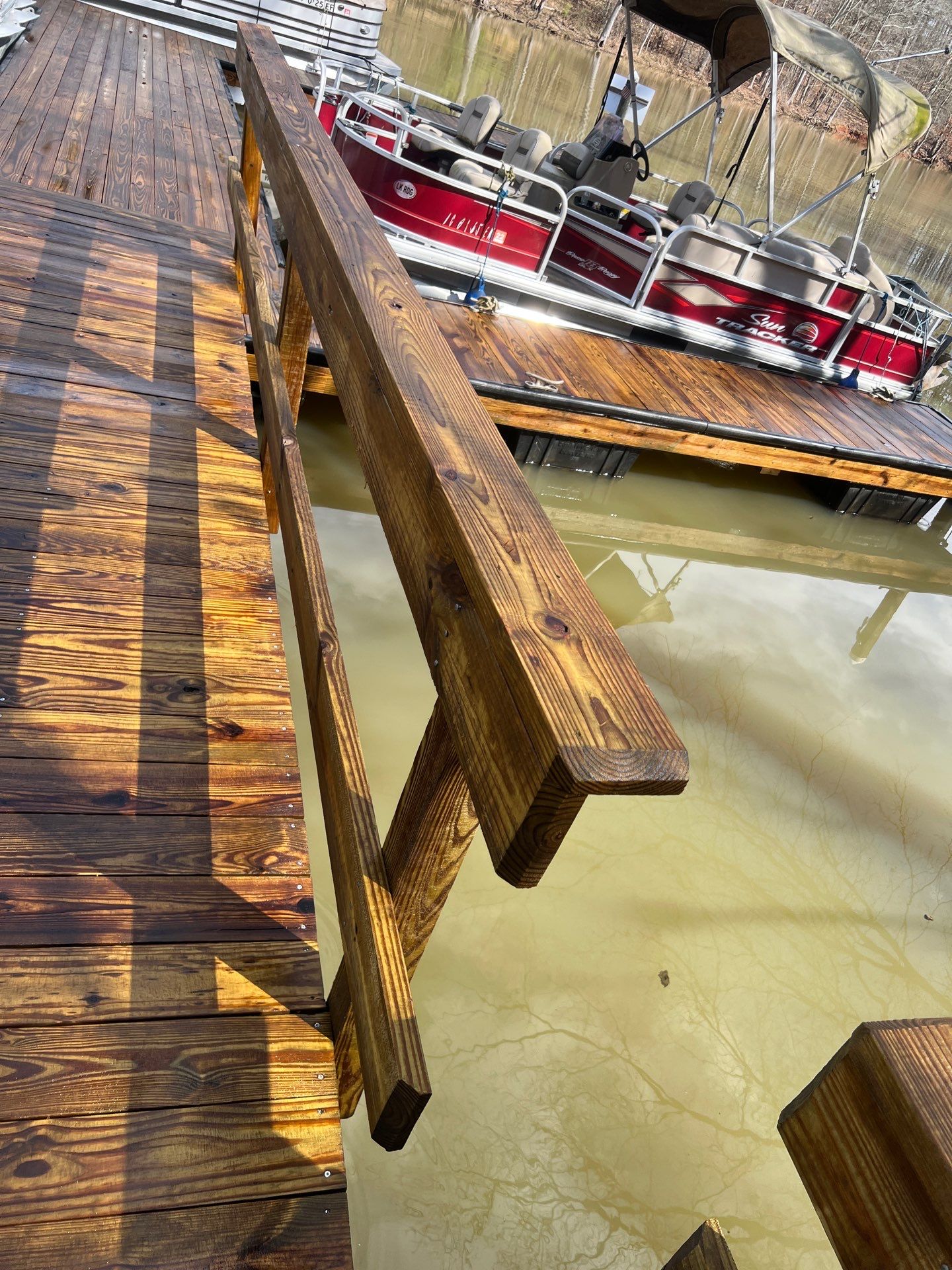 coated dock using Wood Sealant by DuraSeal