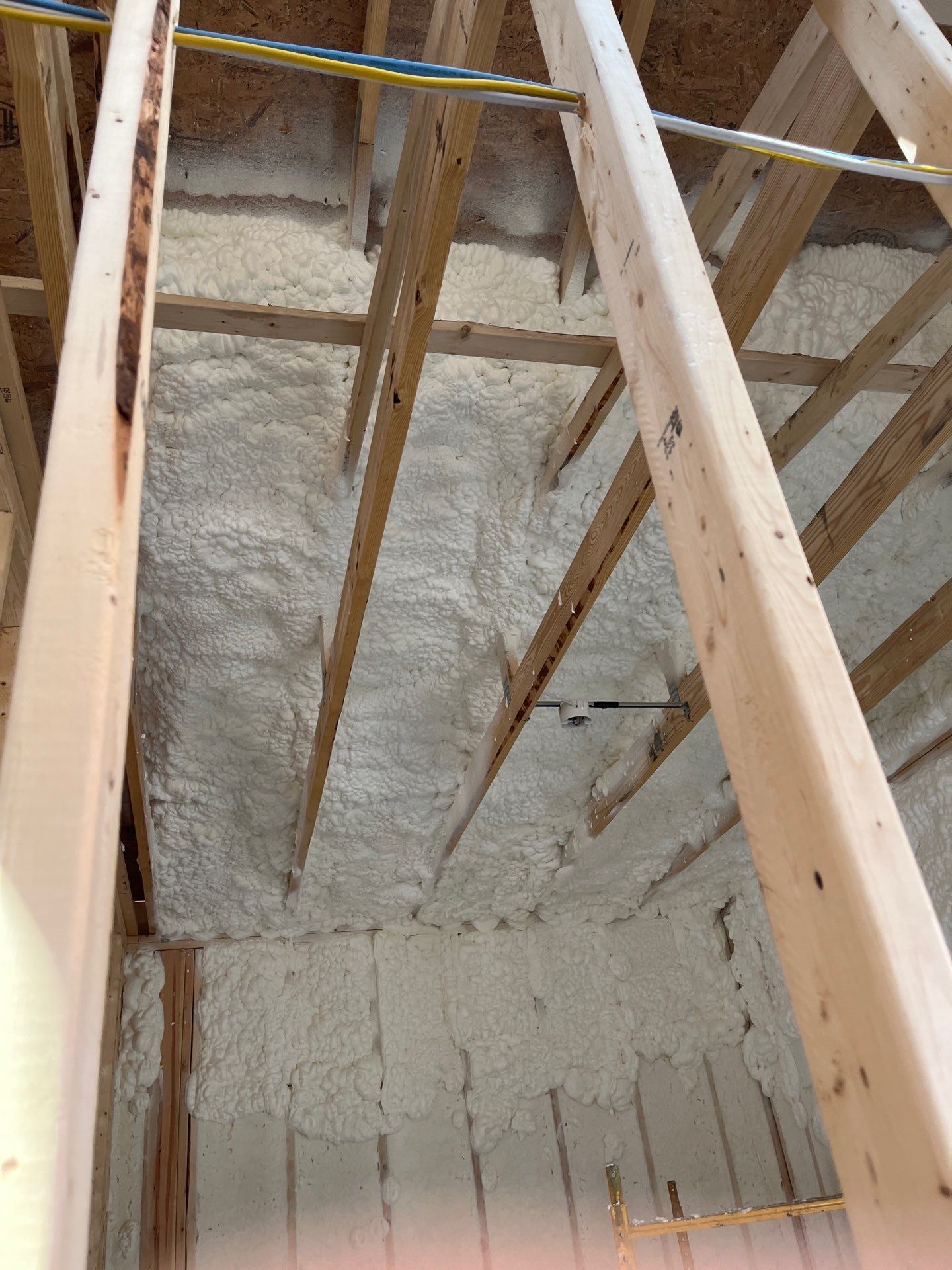 New Construction using open cell spray foam by NYS Foam & Energy