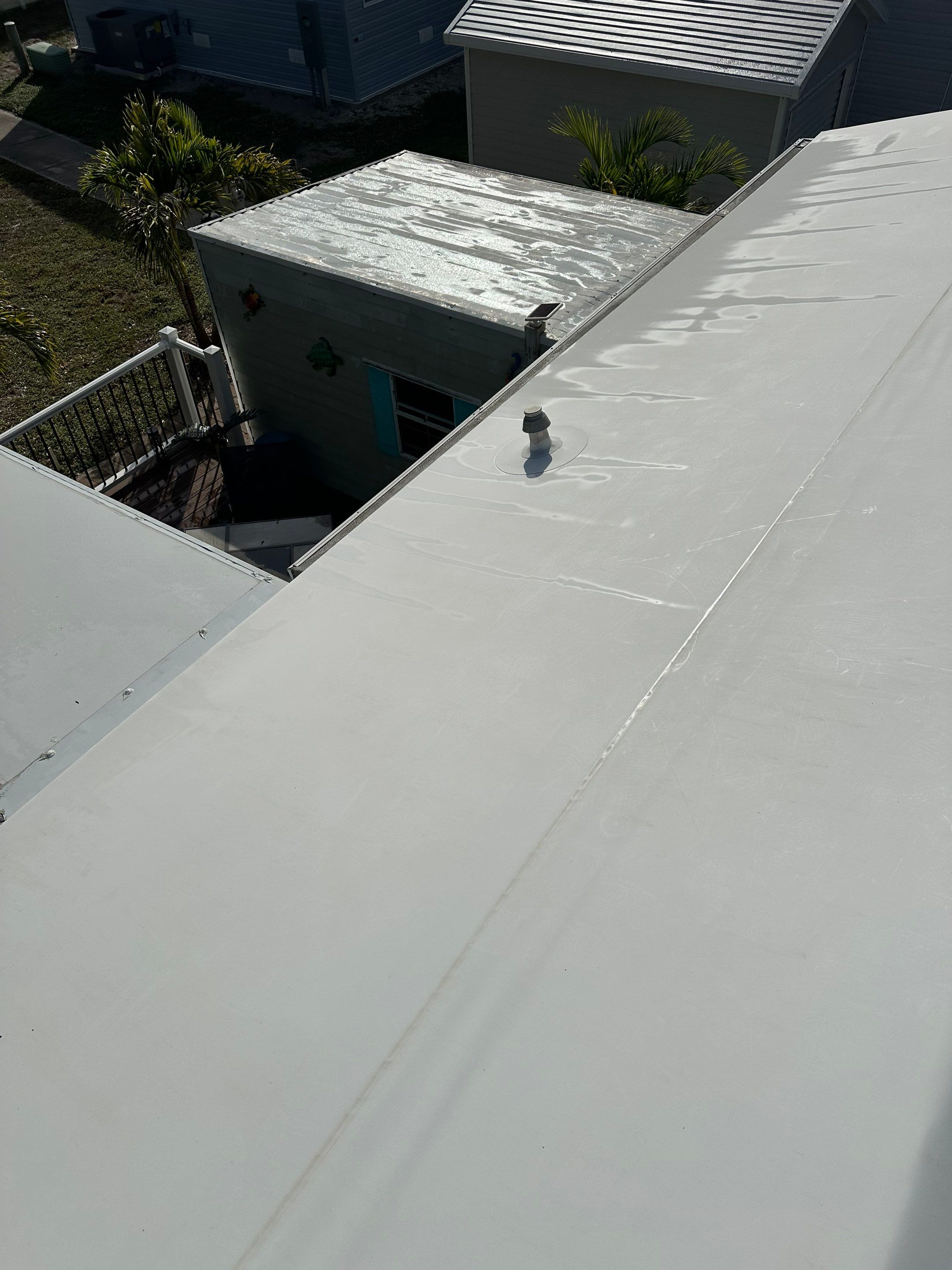 TPO Membrane Roof Cleaning and Gutter Cleaning by Sunshine AquaWash