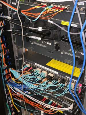 Structured cabling installation by CimaSolutions