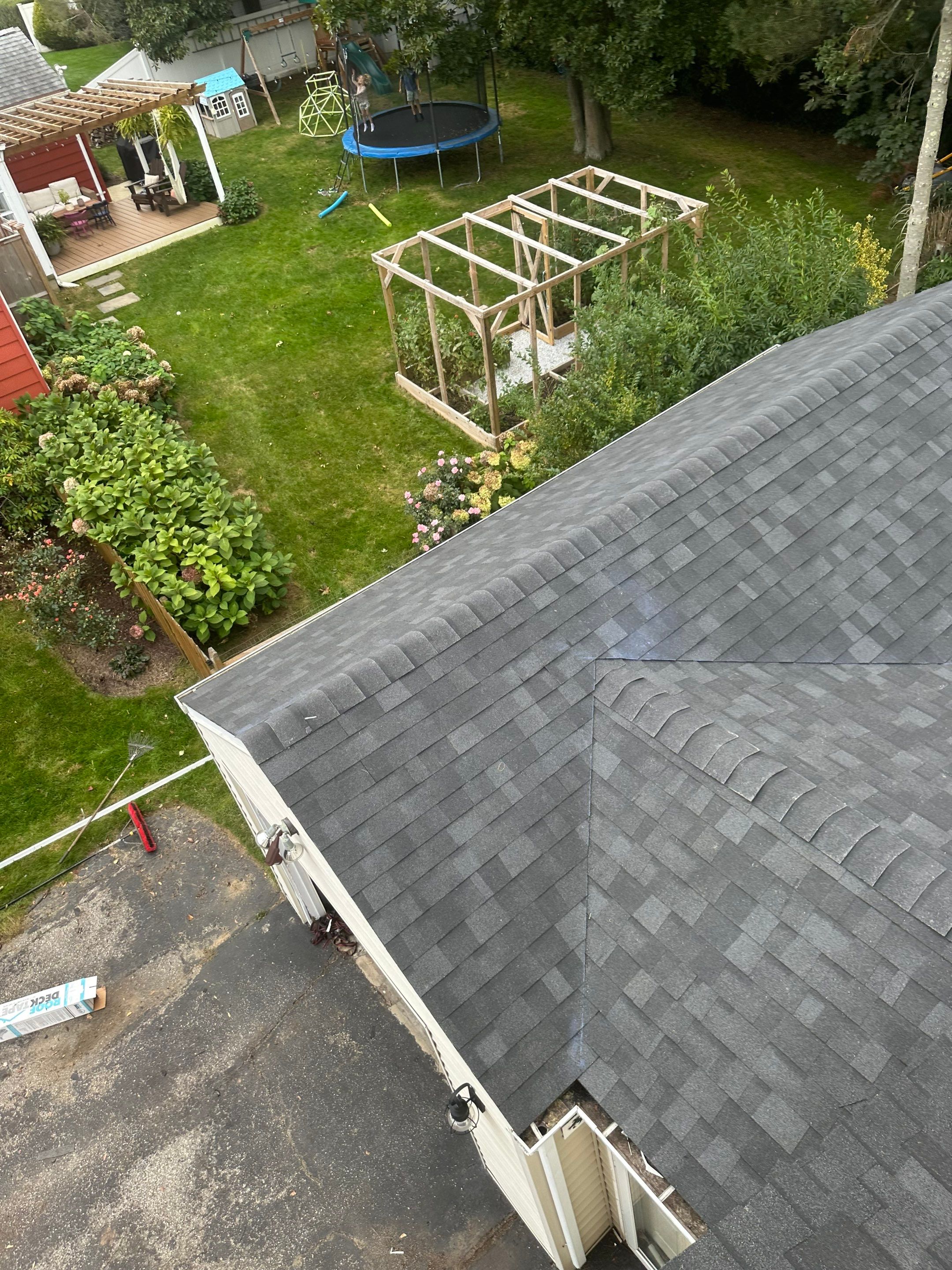 Residential Roofing Installation using Owens Corning TruDefinition Duration AR - Onyx Black & New Siding Install using Certainteed Sterling gray by A Plus Exterior