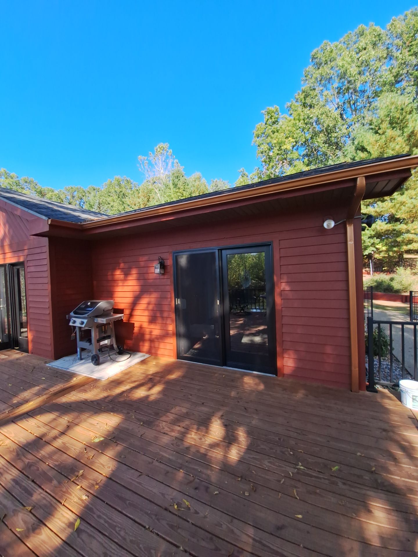 Color update with exterior staining and painting by Gordon Painting