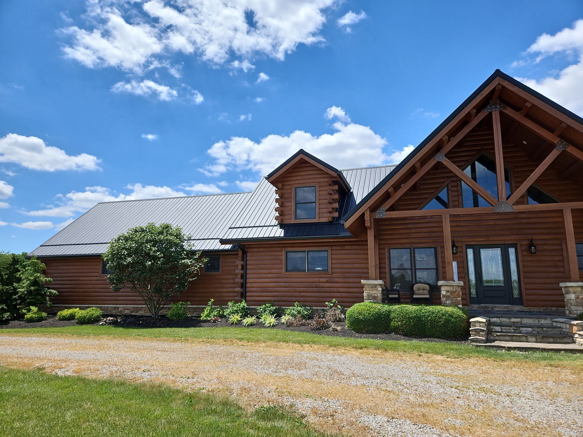 Residential Roofing Installation using Performance Panel Metal - Frost Black by RoofX 
