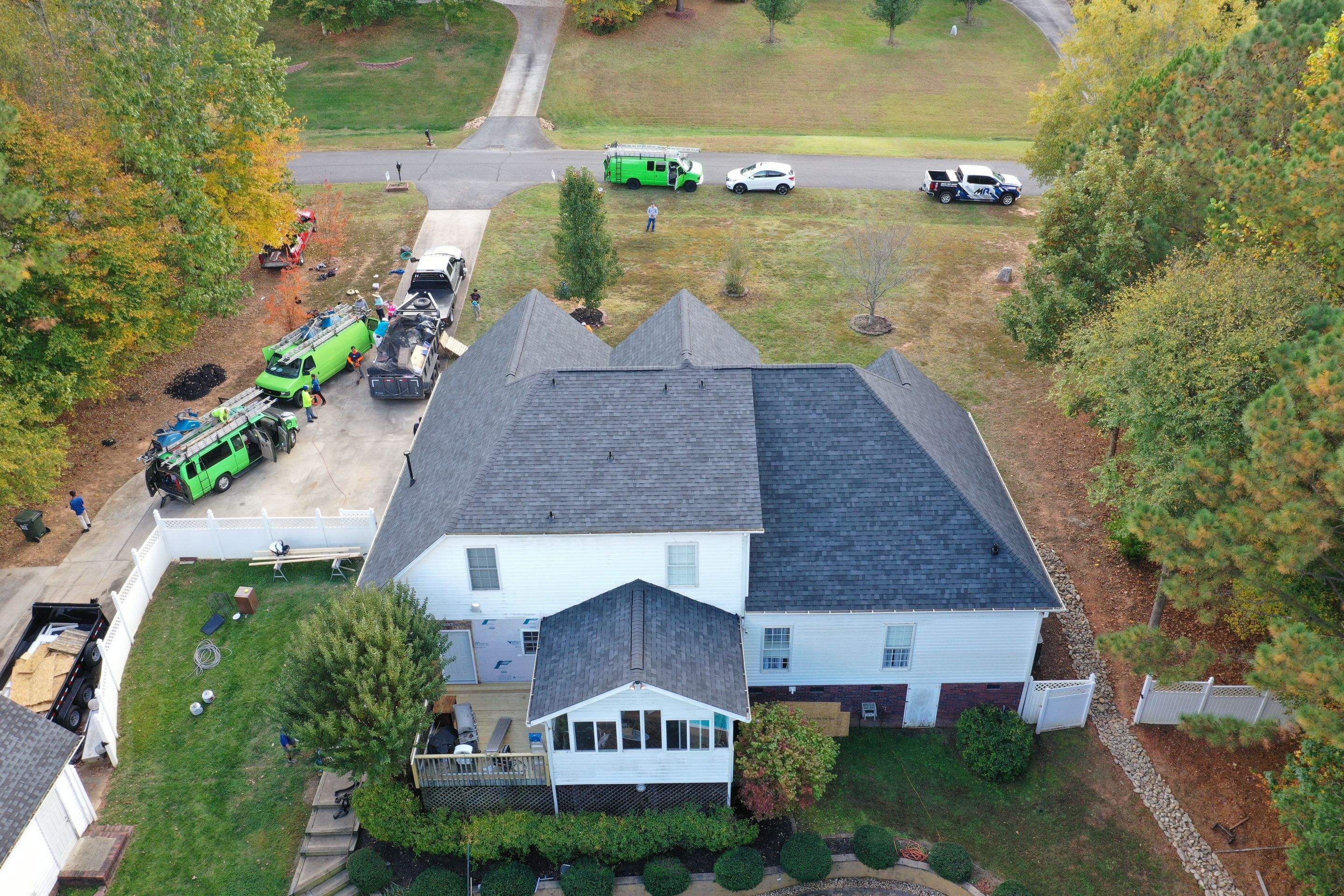 Residential Roof Replacement with Architectural Shingles in York, South Carolina by Merritt Roofing LLC