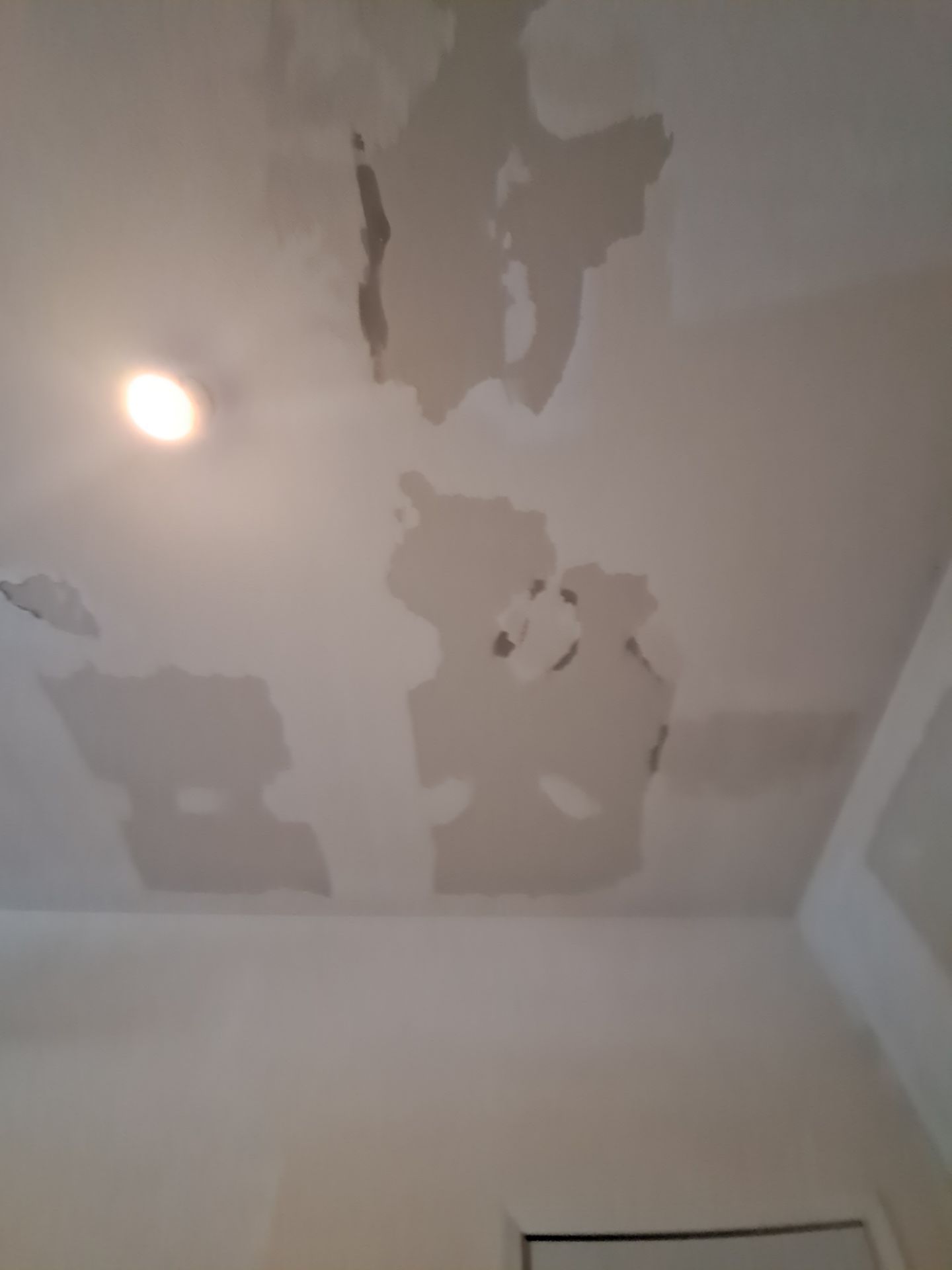 Garage dry wall repair/ re-texture, re-paint by Gordon Painting