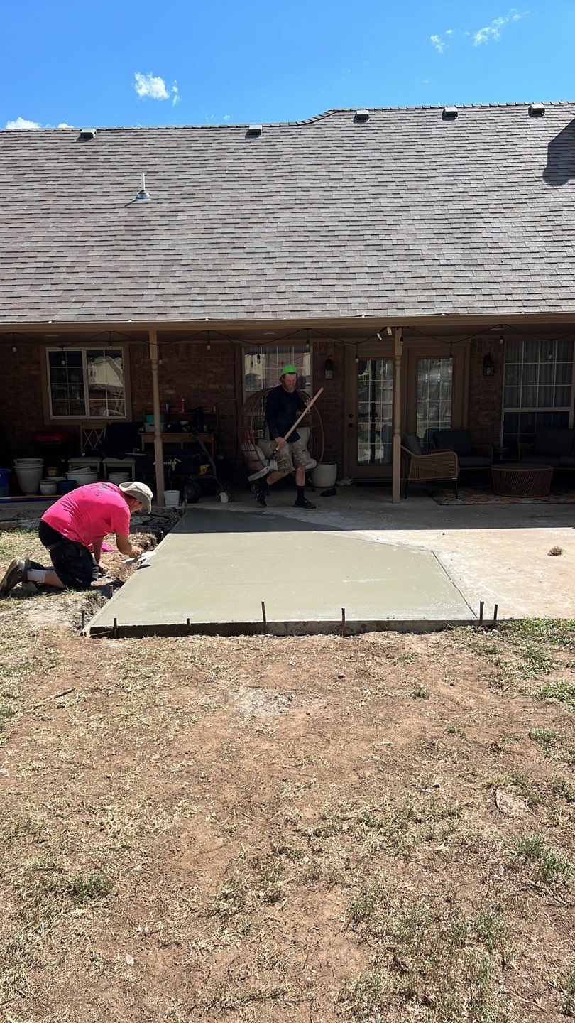 Tree removal , Concrete, Pergola, and sod install  by Clays Services Inc