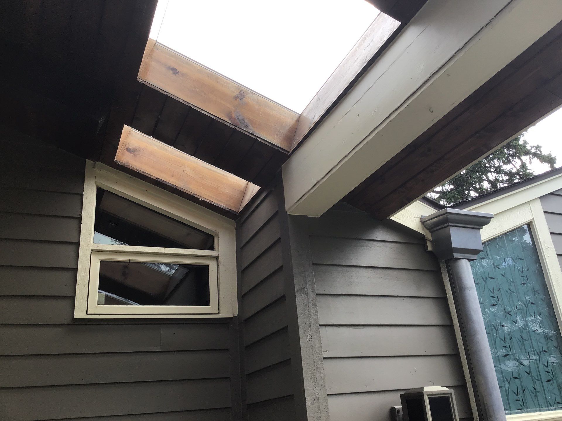 Velux Skylights, GAF Roofing, Front Porch Overhang by Northwest Construction 