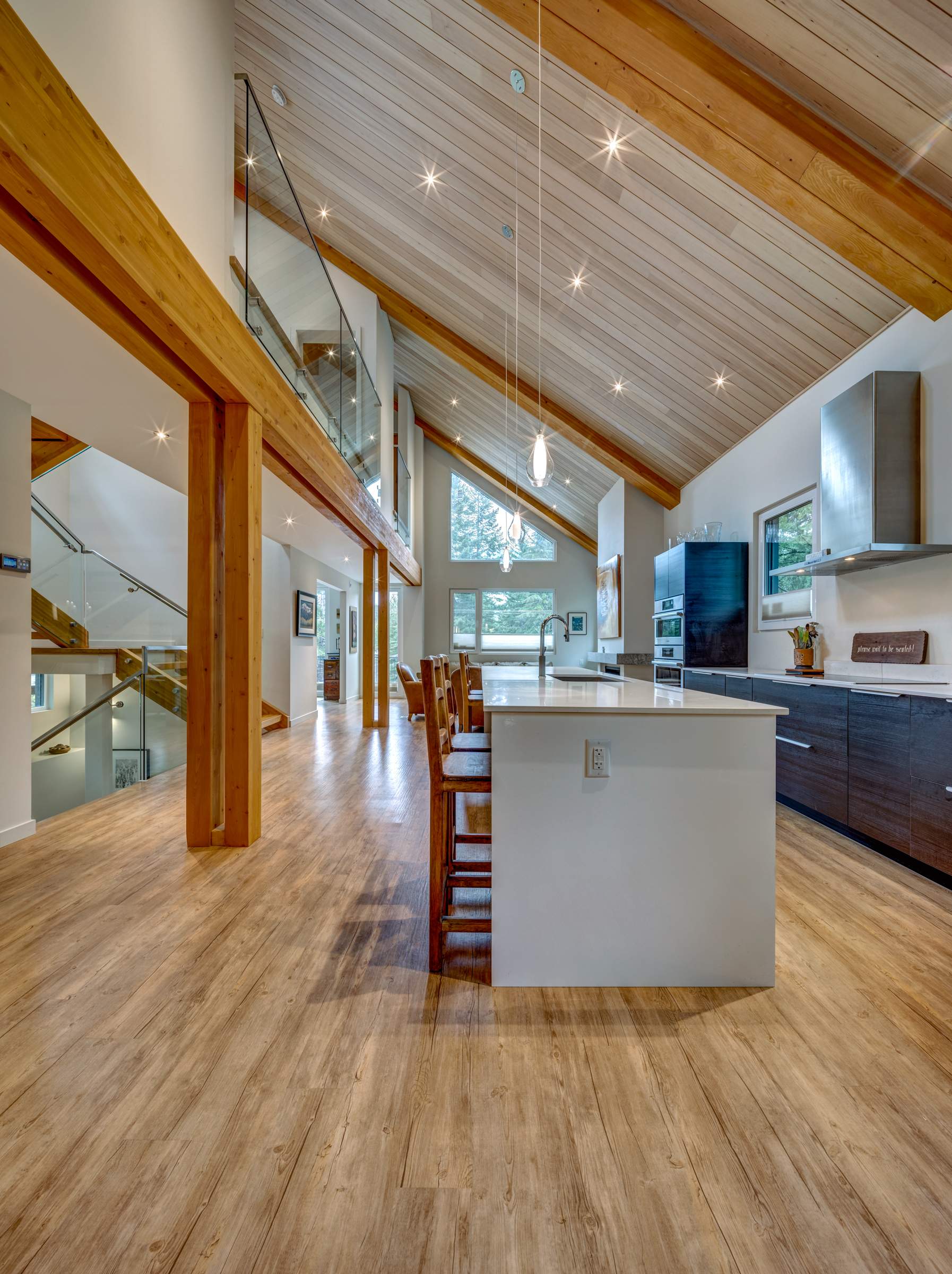 Emerald Residence – Interior & Exterior Painting + Wood Finishing- Whistler by Top Coats Professional Painting