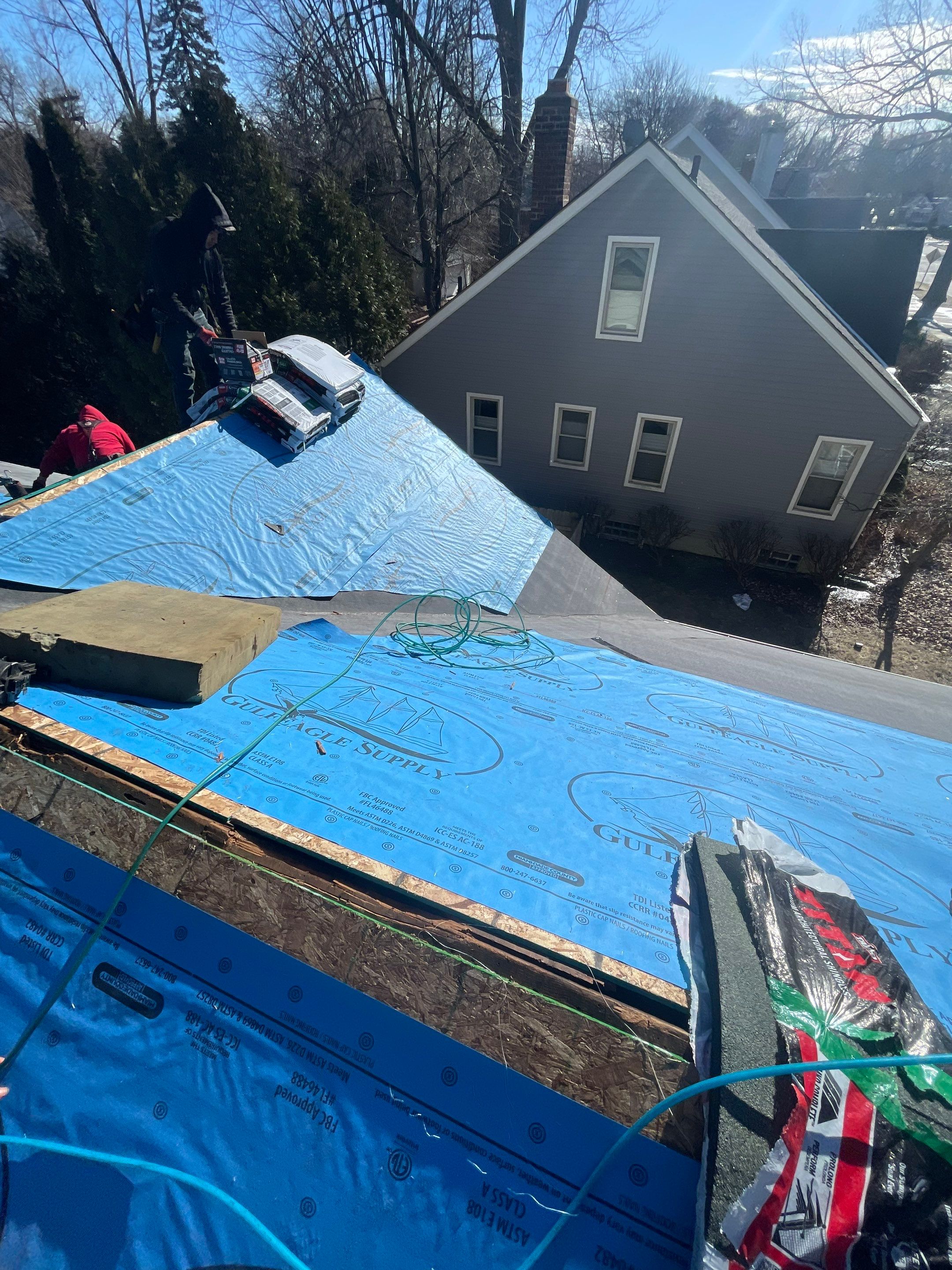 Roof Replacement using TK Thunderstorm Gray by 180 Contractors