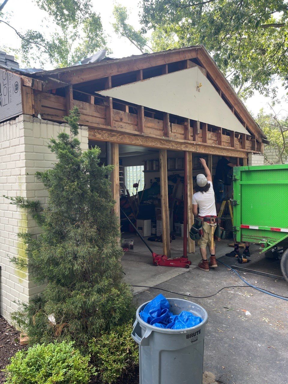 Siding Replacement using Hardie Plank S8 1/4"  Arctic White by 180 Contractors