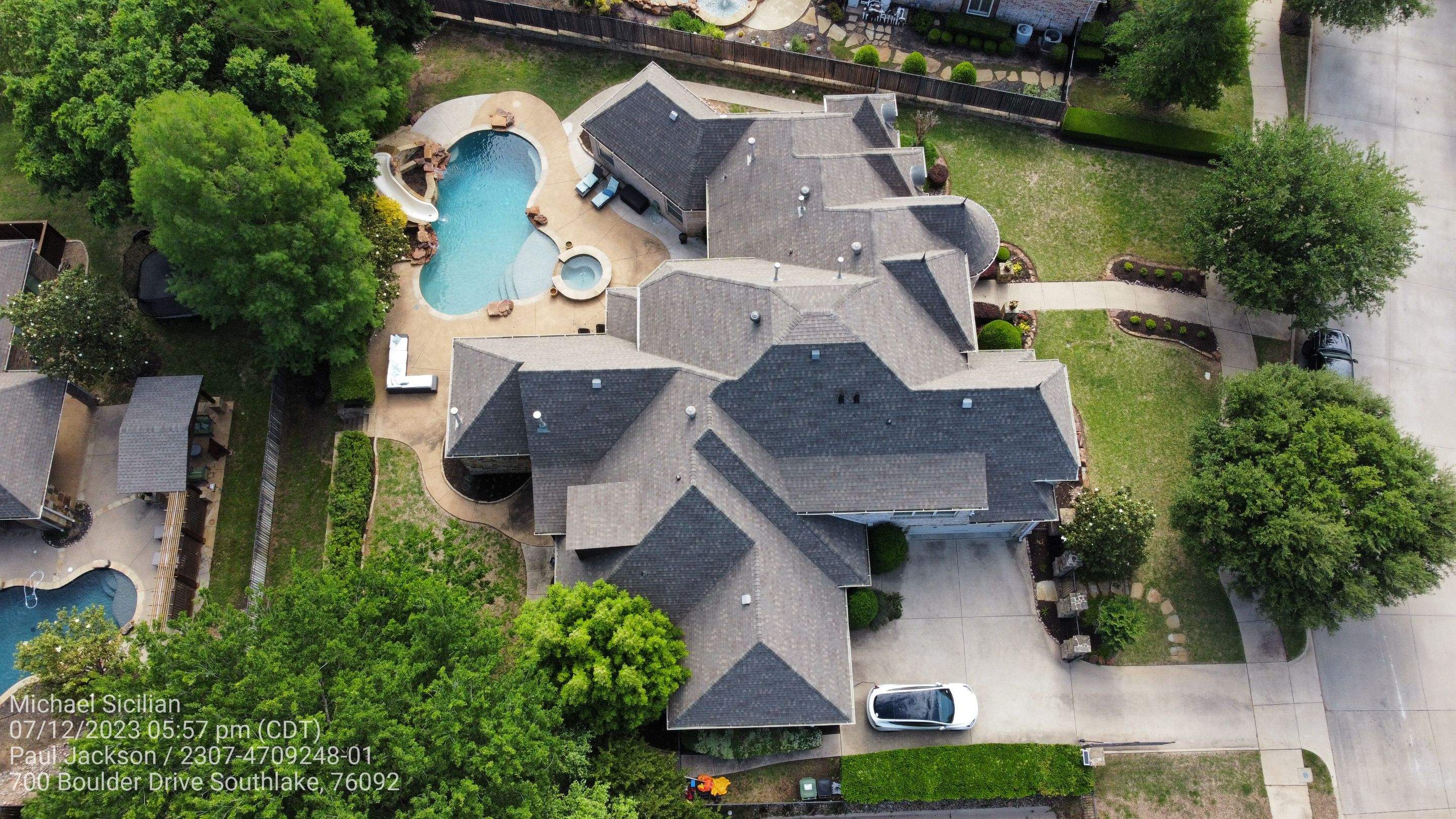 Project in Southlake by Zeus Exteriors