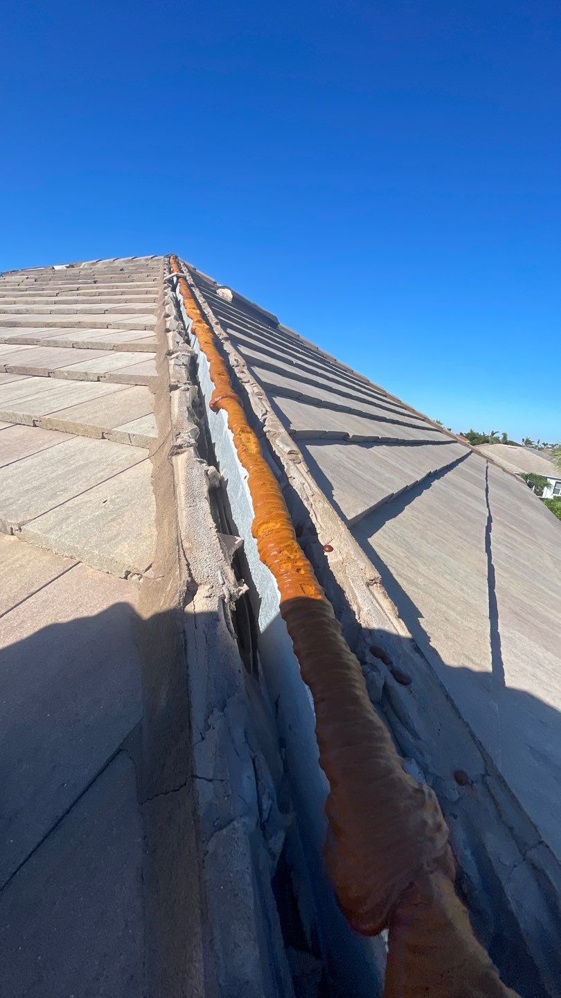 Residential Roofing Repair using Concrete Tile by Four Peaks Roofing