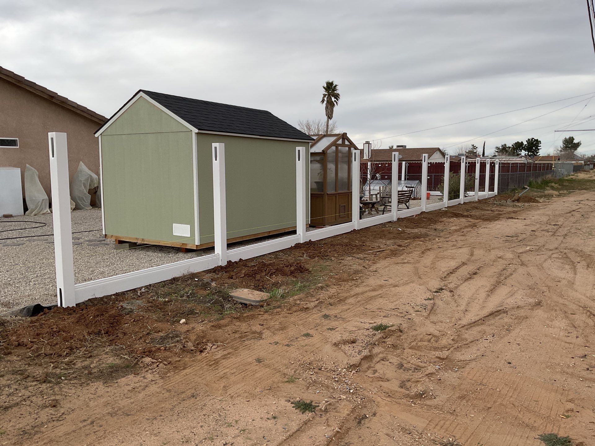 Box picket and privacy vinyl  by Fence Guys Inc. 