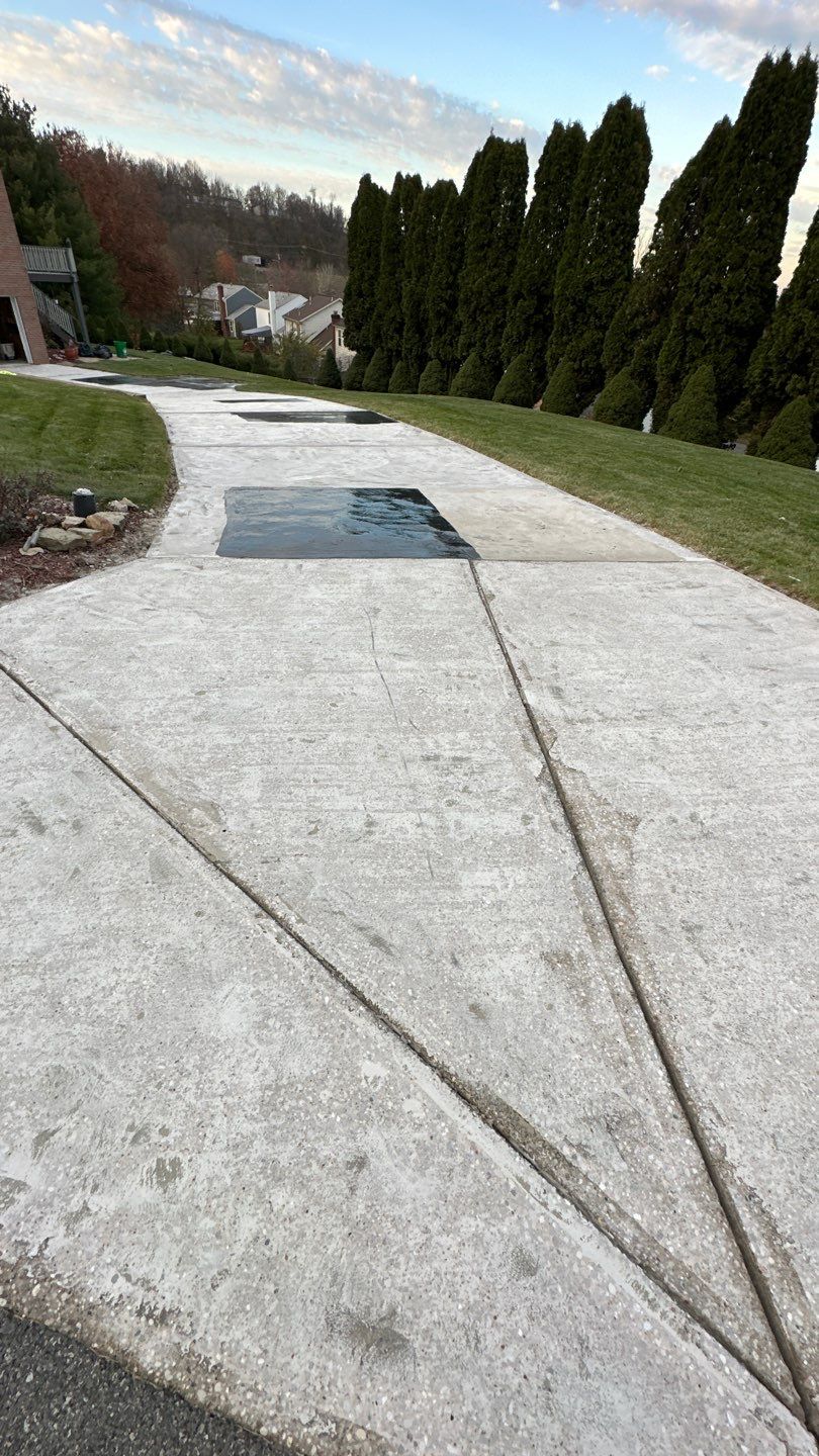 Twilight Driveway Project in Bridgeville by Floors in a Day, Inc