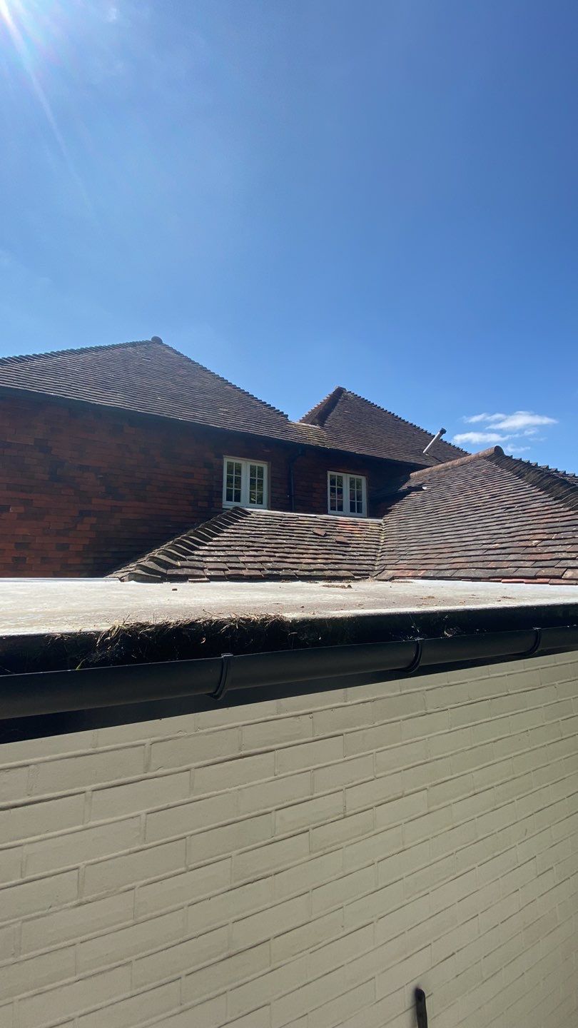 Roof Clean - Biocide Treatment using Honda 15lpm Low Pressure Washing Machine by Ges Exterior Cleaning ltd