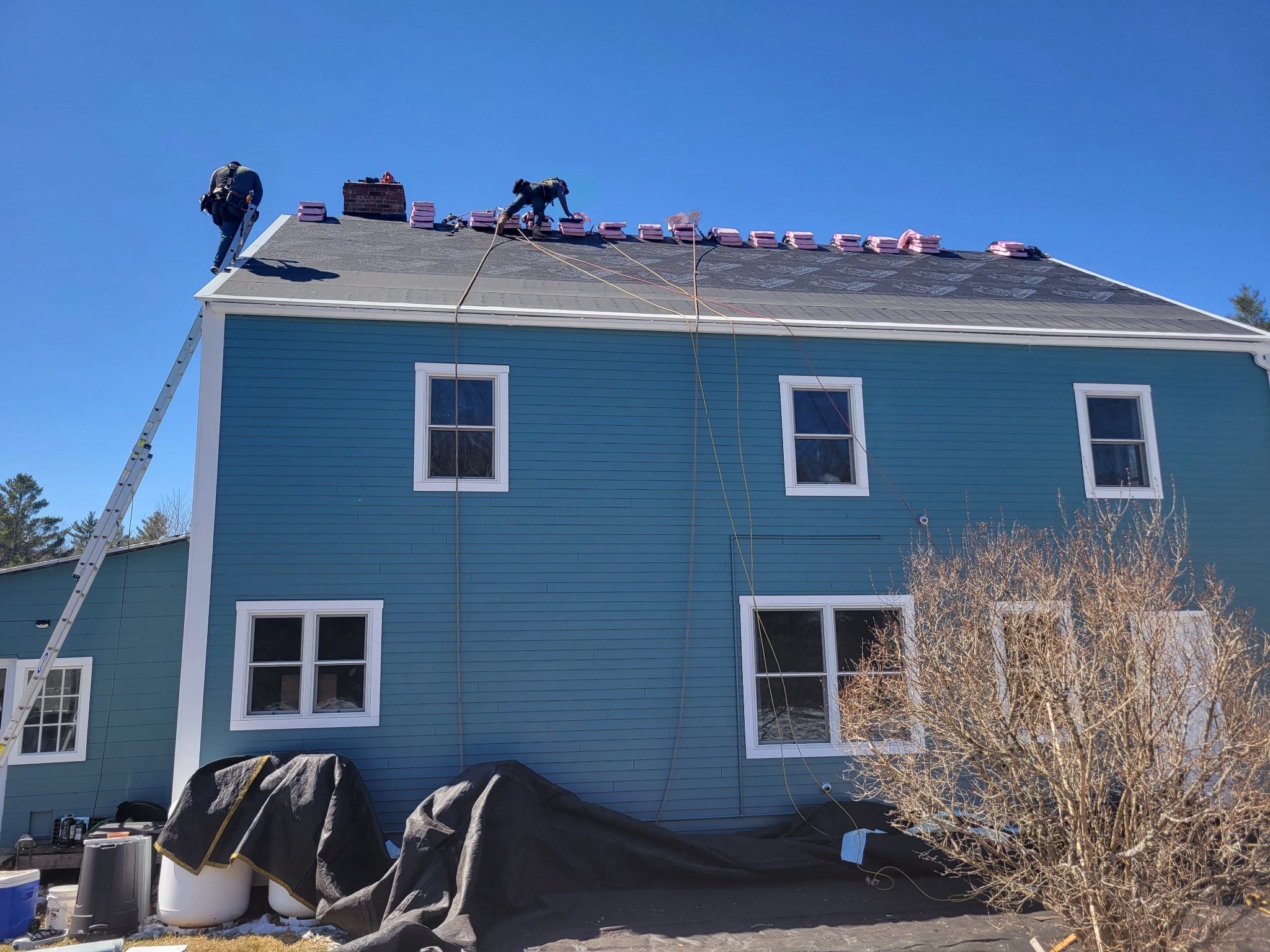 Owens Corning Duration Asphalt Roof Replacement in Canaan, NH by Tall pine roofing