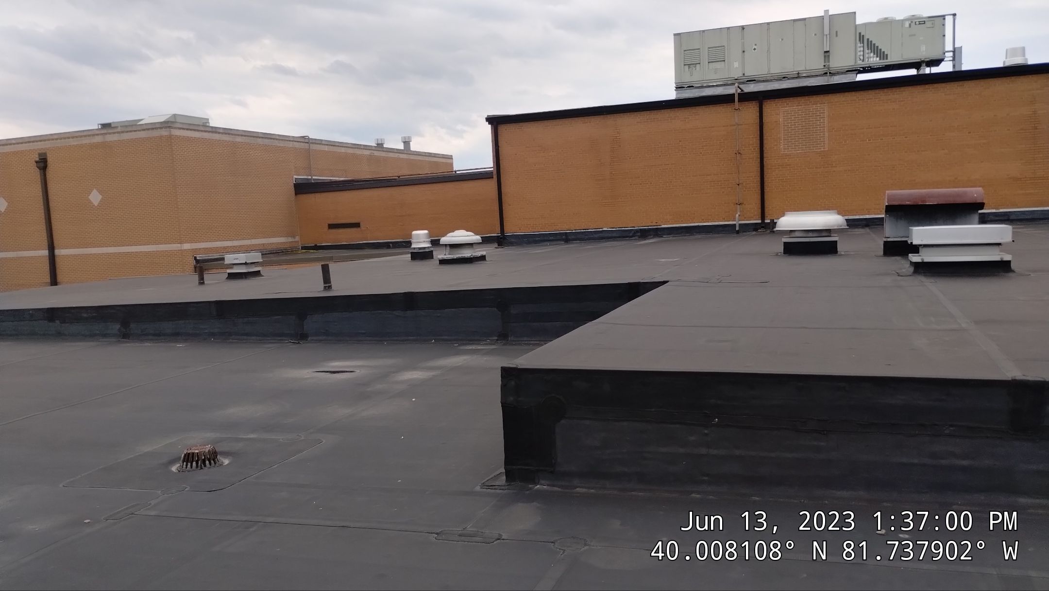 John Glenn High school Roof Install by Gold Star Roofing LLC 