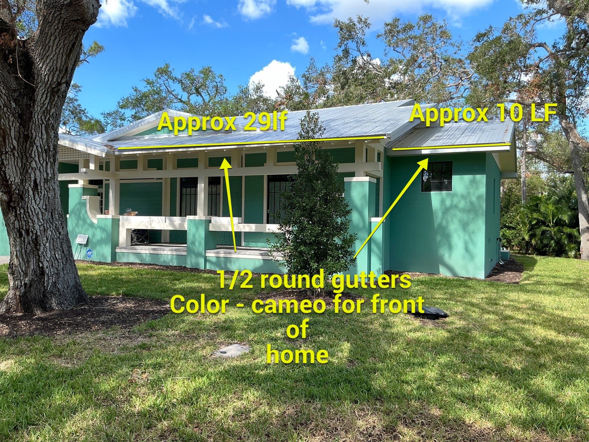 Modern Gutter Styles in Sarasota FL by Gutter Professors