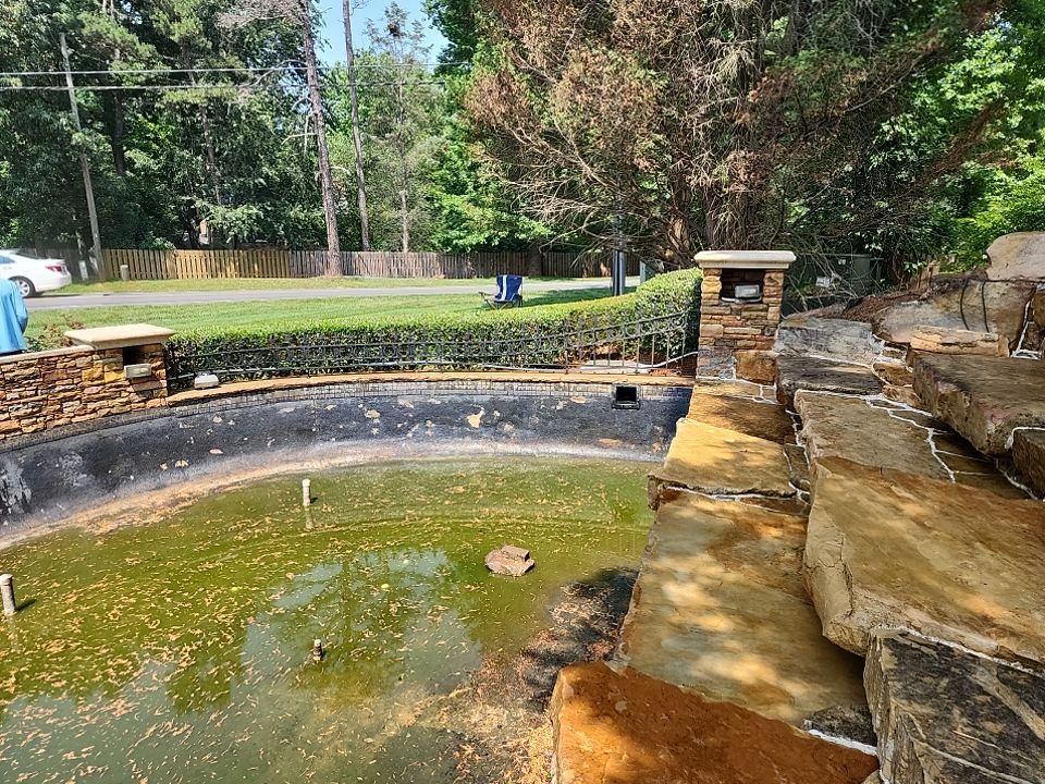 concrete Clean using cleaner by G&H Home Tech Pros LLC
