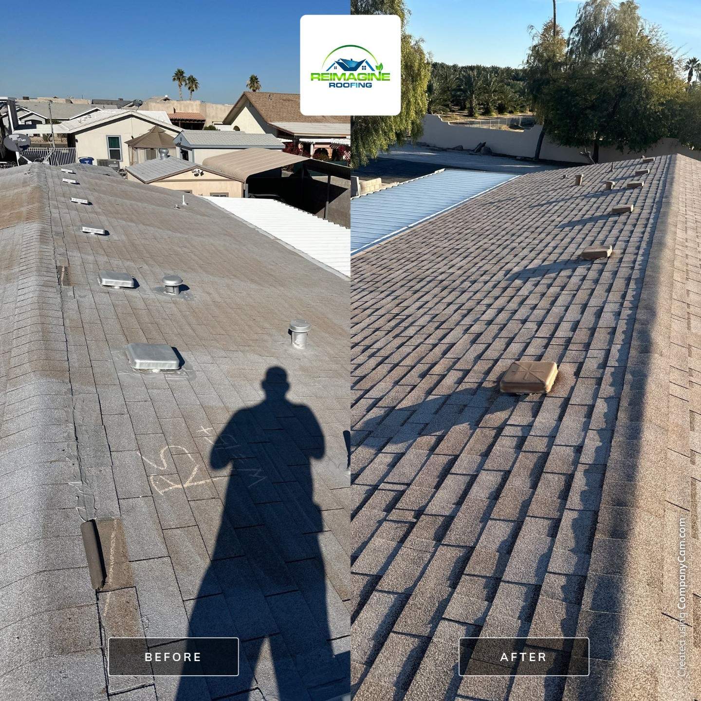 Desert Tan Shingles by Reimagine Roofing