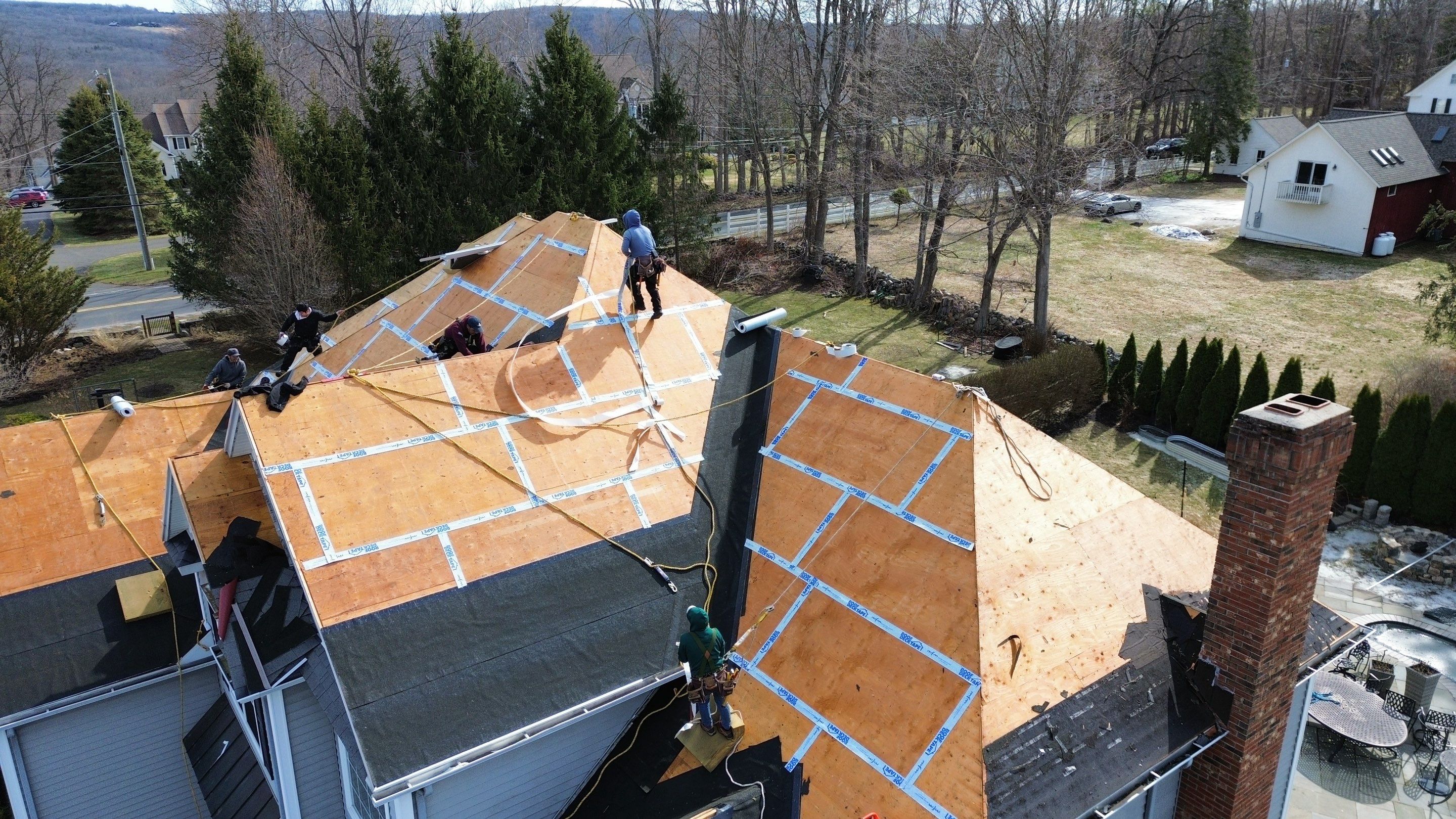 Federowicz Roof Completion by Royal Restoration CT 