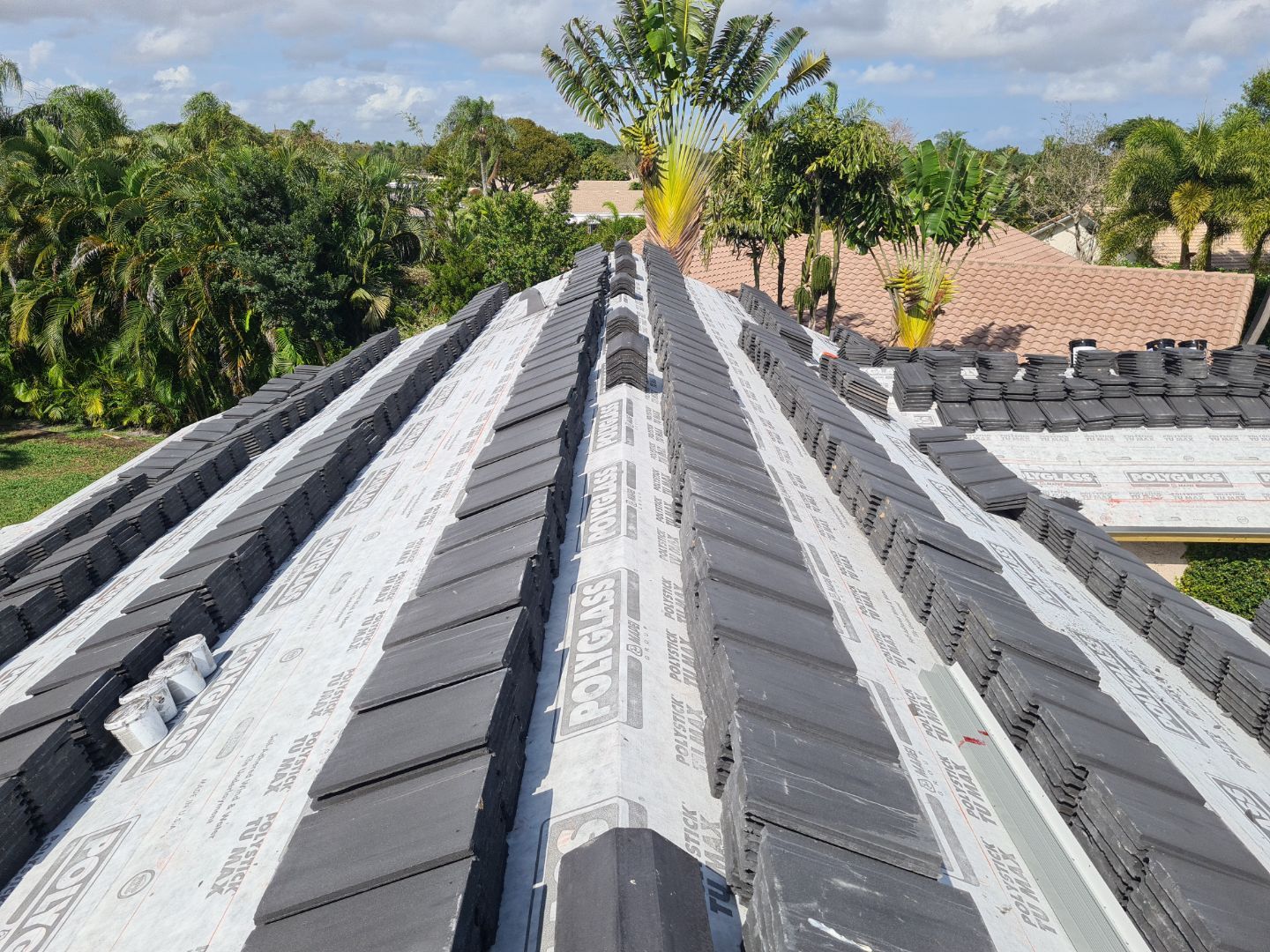 Residential Roofing Installation using Eagle Roofing Tile by BLUES BROTHERS ROOFING
