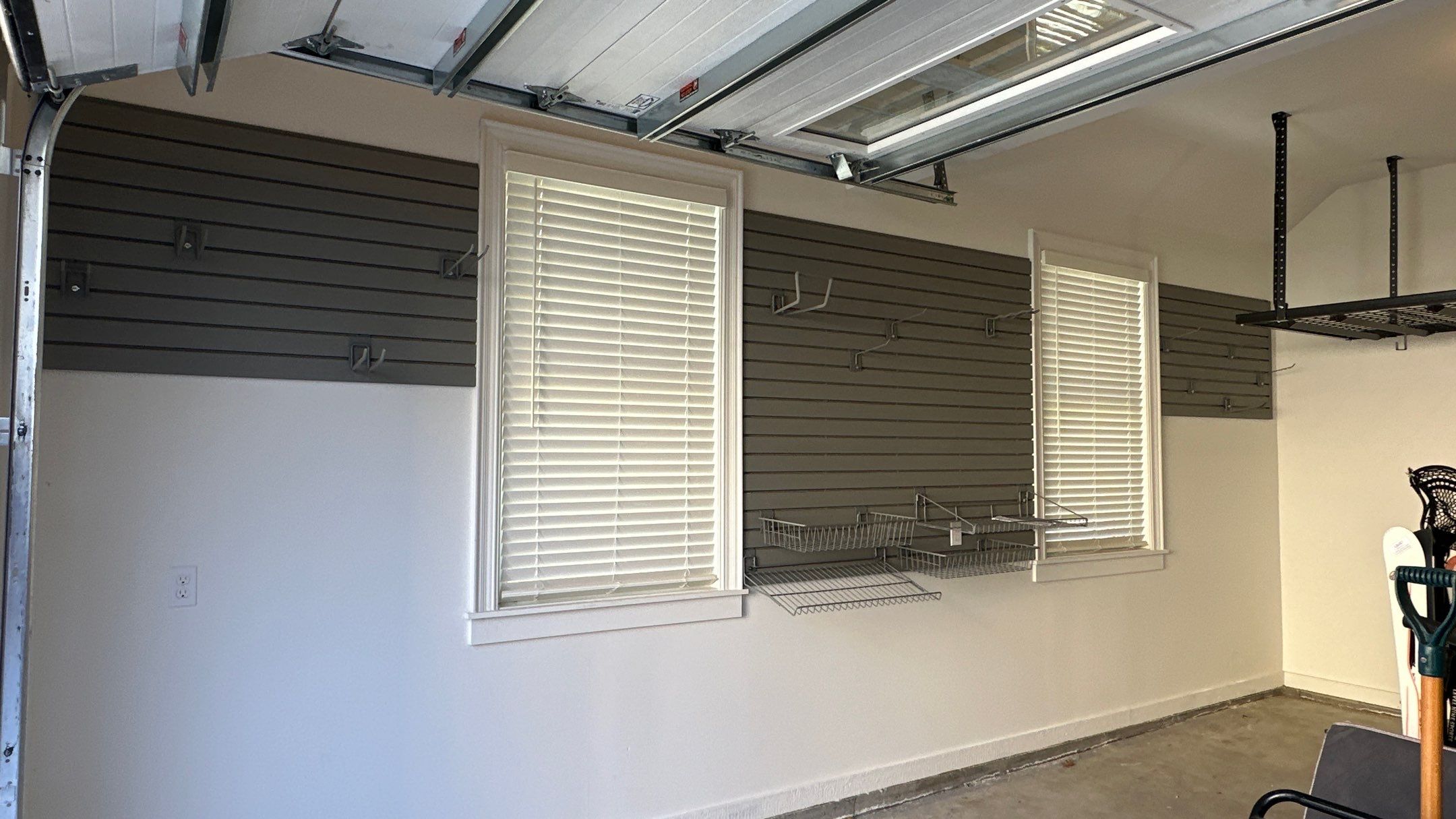 Steven S. not only transformed his garage but also his closet by Banner Garage