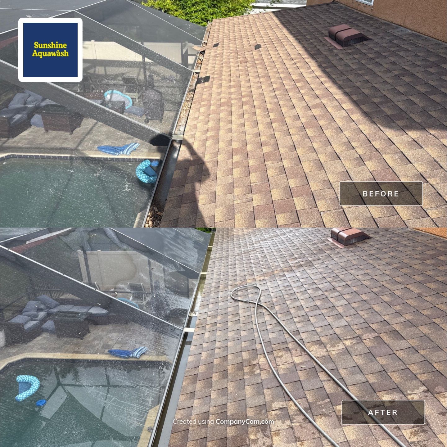 Full Exterior Cleaning – Two-Story House, Gutters, and Fence in Old Mill Preserve, Palmetto, FL by Sunshine AquaWash