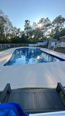 Pool Deck Project in Monroeville