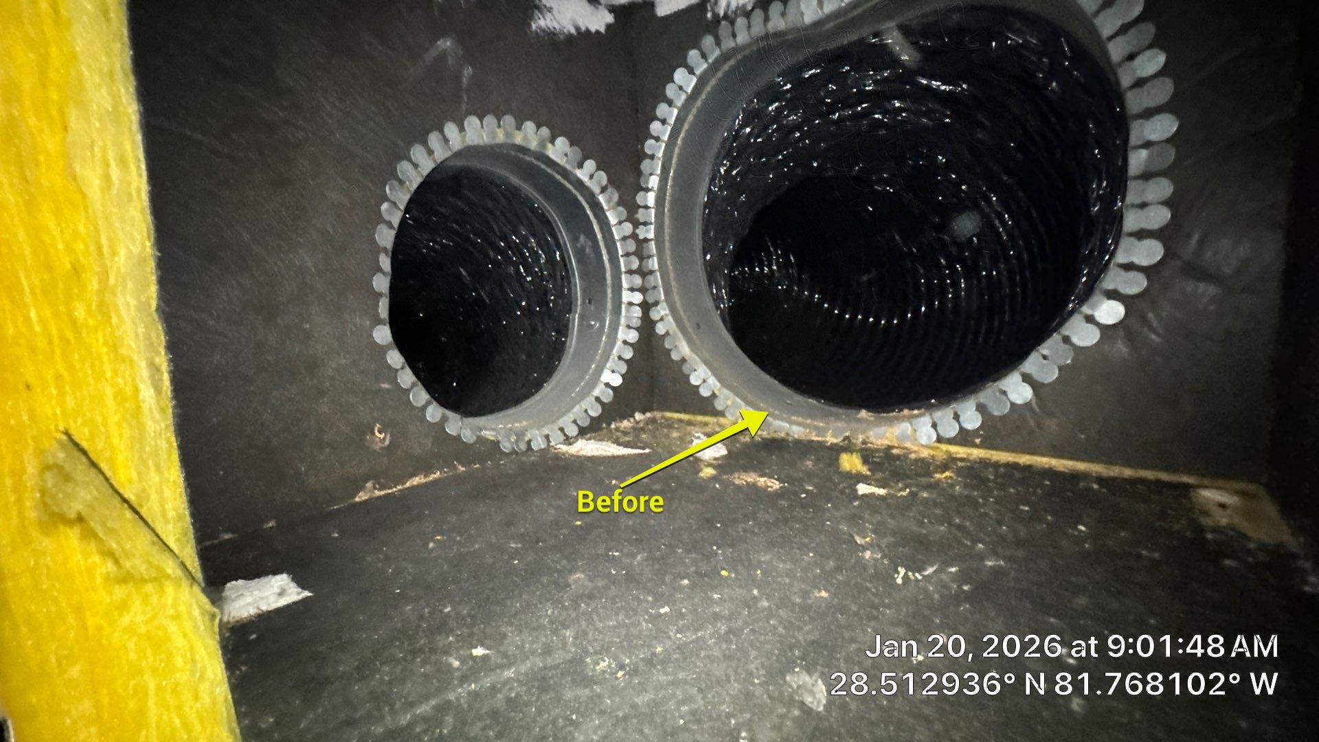 Air Duct and Dryer Vent Cleaning Encapsulation in Clermont by Hygienic Air, Inc