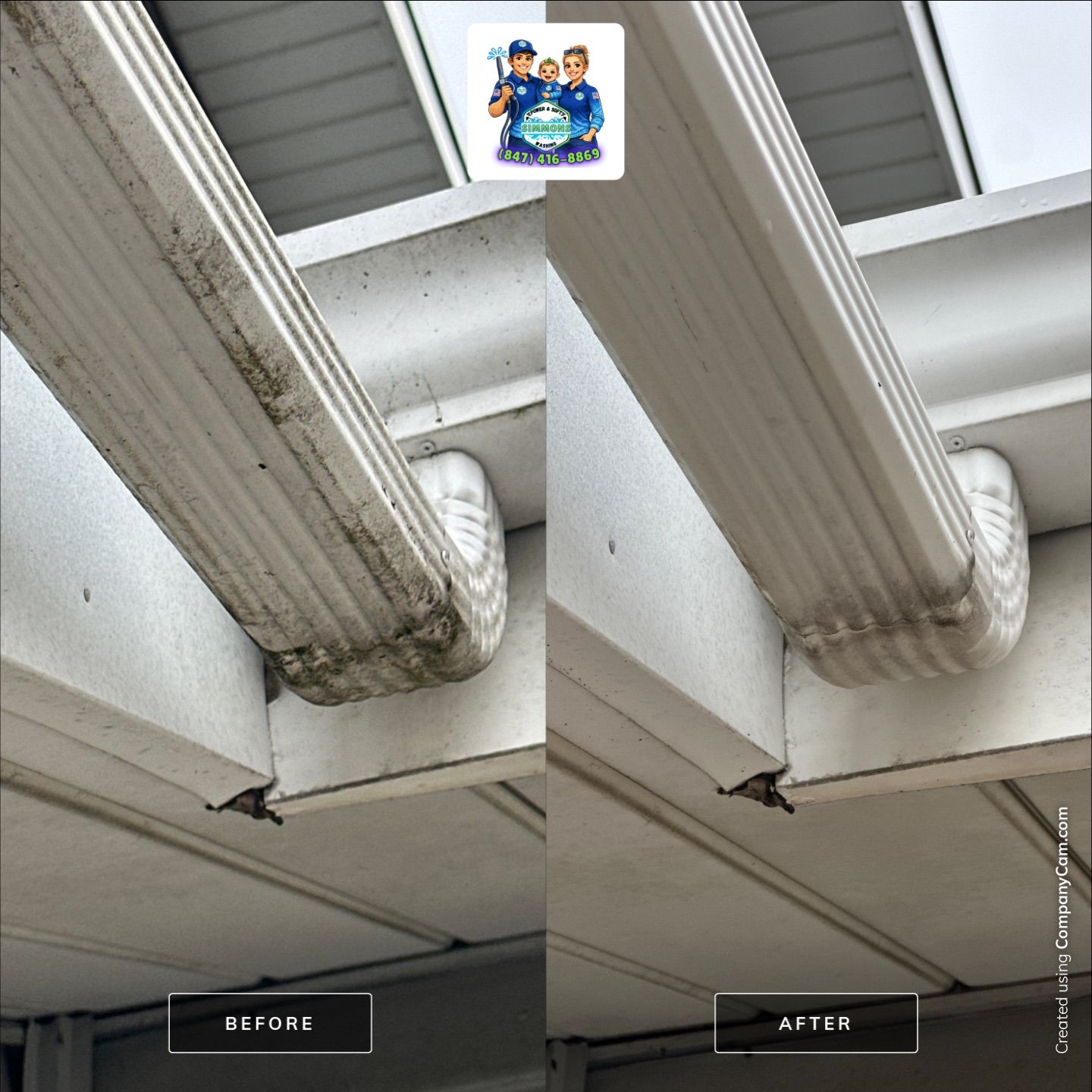 Project in Hinsdale by Simmons Power & Soft Washing