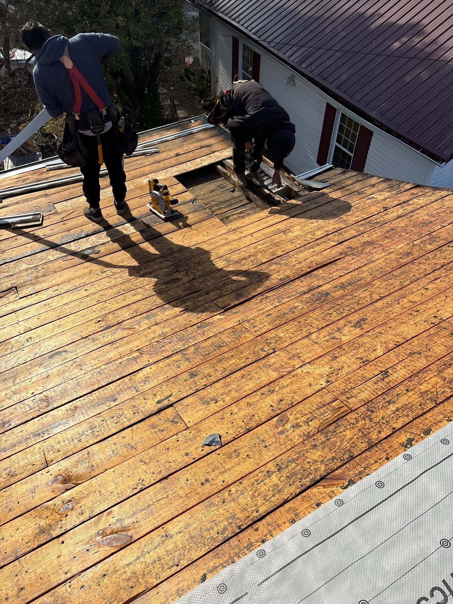 Residential Roofing Installation using Metal by Rainstoppers Roofing