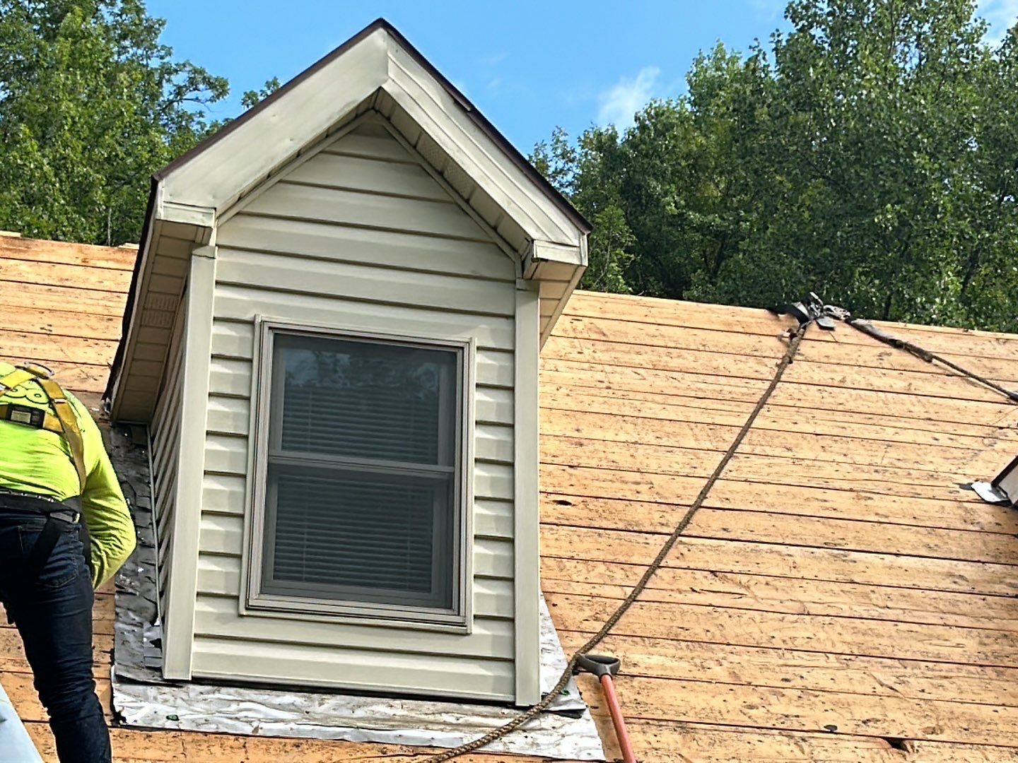 Residential Roofing Installation using Metal by Mr. Roofer