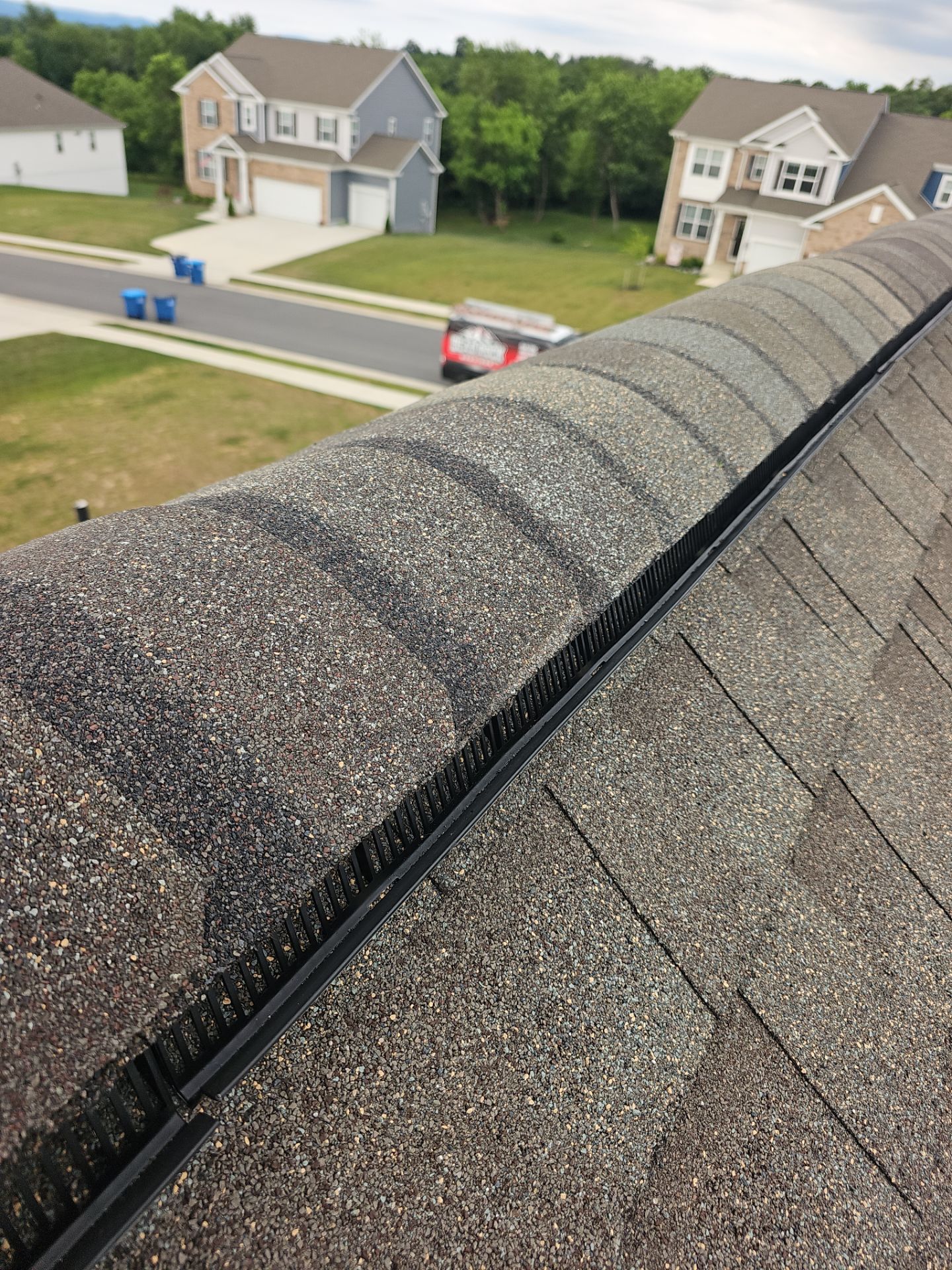 Roof Repair - Ridge Vent, Vent Flashing Boot, and Slate Vent Replacement by Winchester Roofing